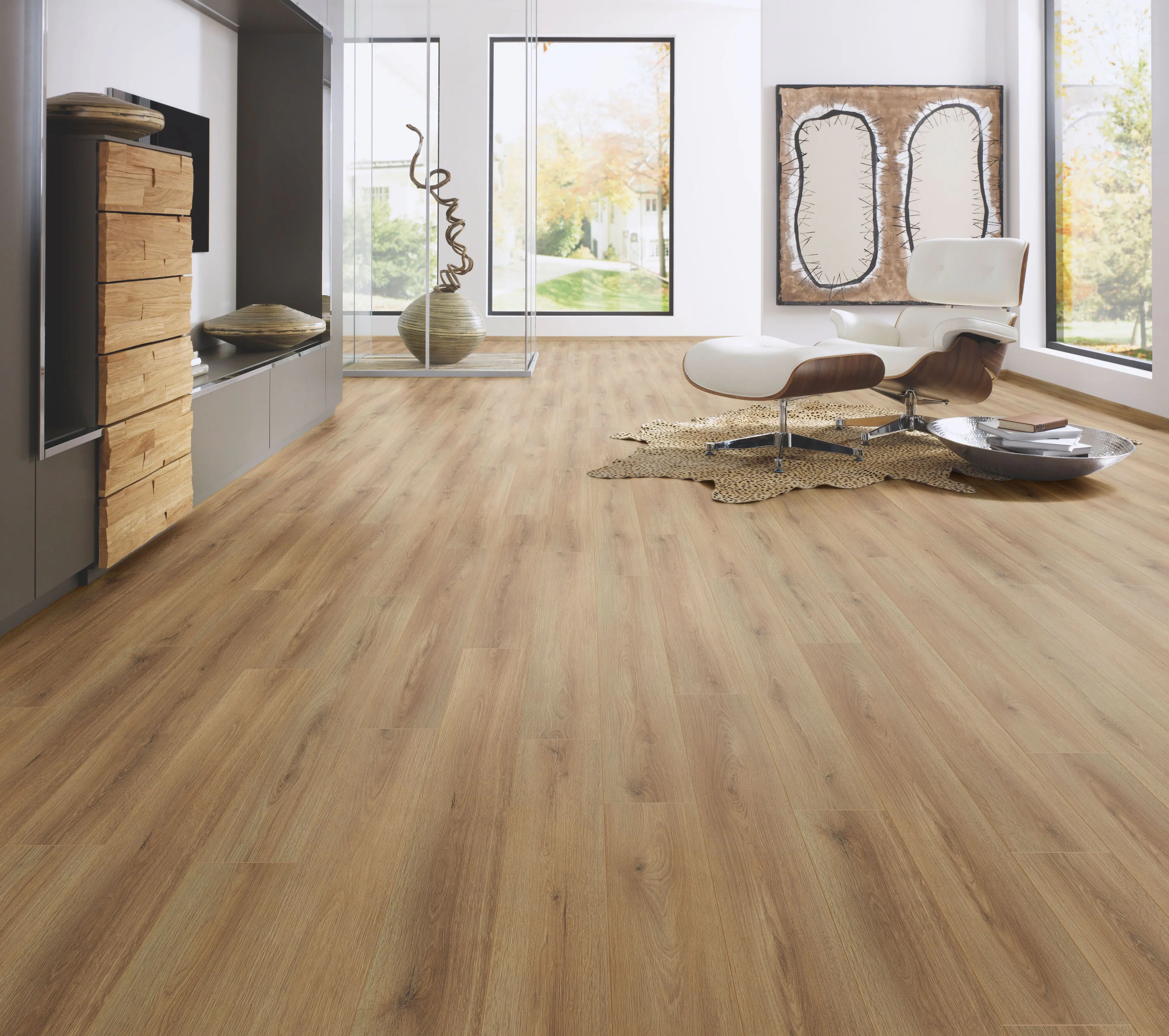 Kronoflooring Laminat mit Trittschalldämmung Wide Range Oak Marie