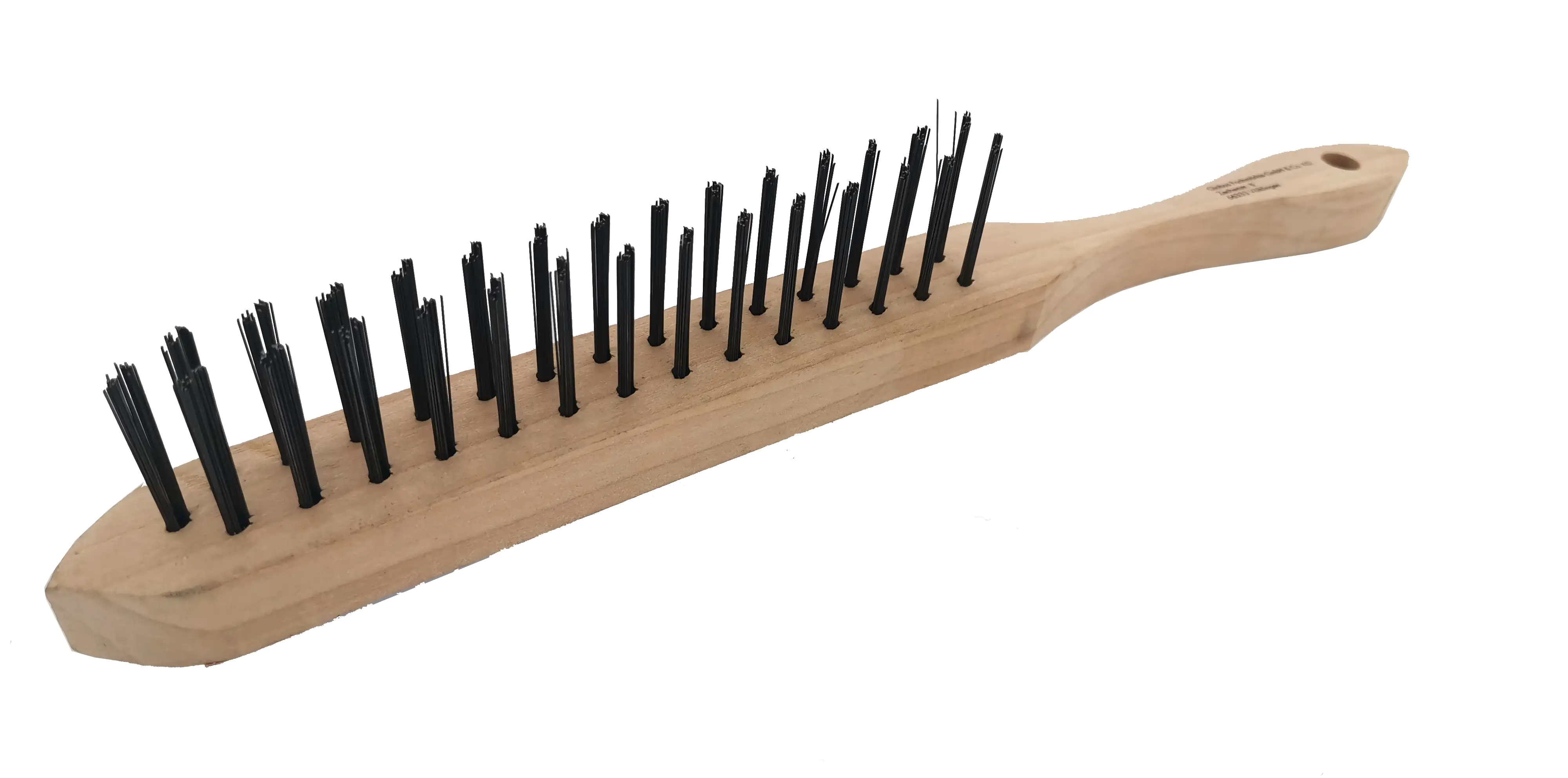 4333692043625_1 TrendLine Drahtbürste 2-reihig Stahl mit Holzgriff