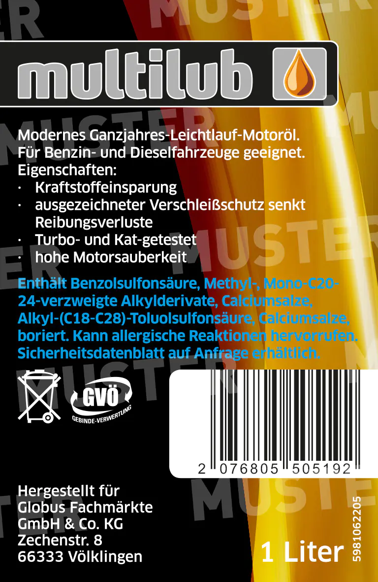Multilub Motoröl 5W-30LL Special 1L Multilub Motoröl 5W-30LL Special 1L