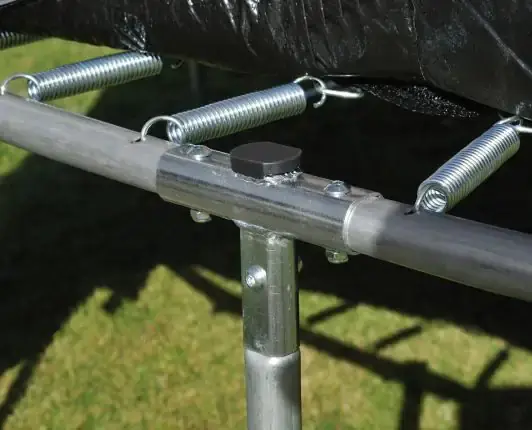 Sportspower Trampolin mit Sicherheitsnetz und Leiter anthrazit Ø 366 cm 