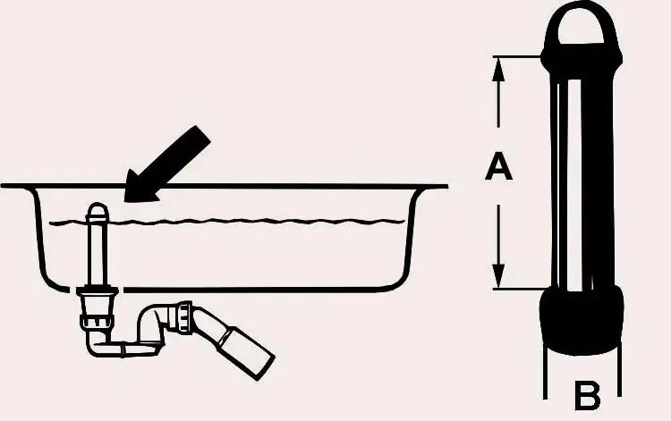 Cornat Standrohr verchromt Ø 40,5 mm x 120 mm
