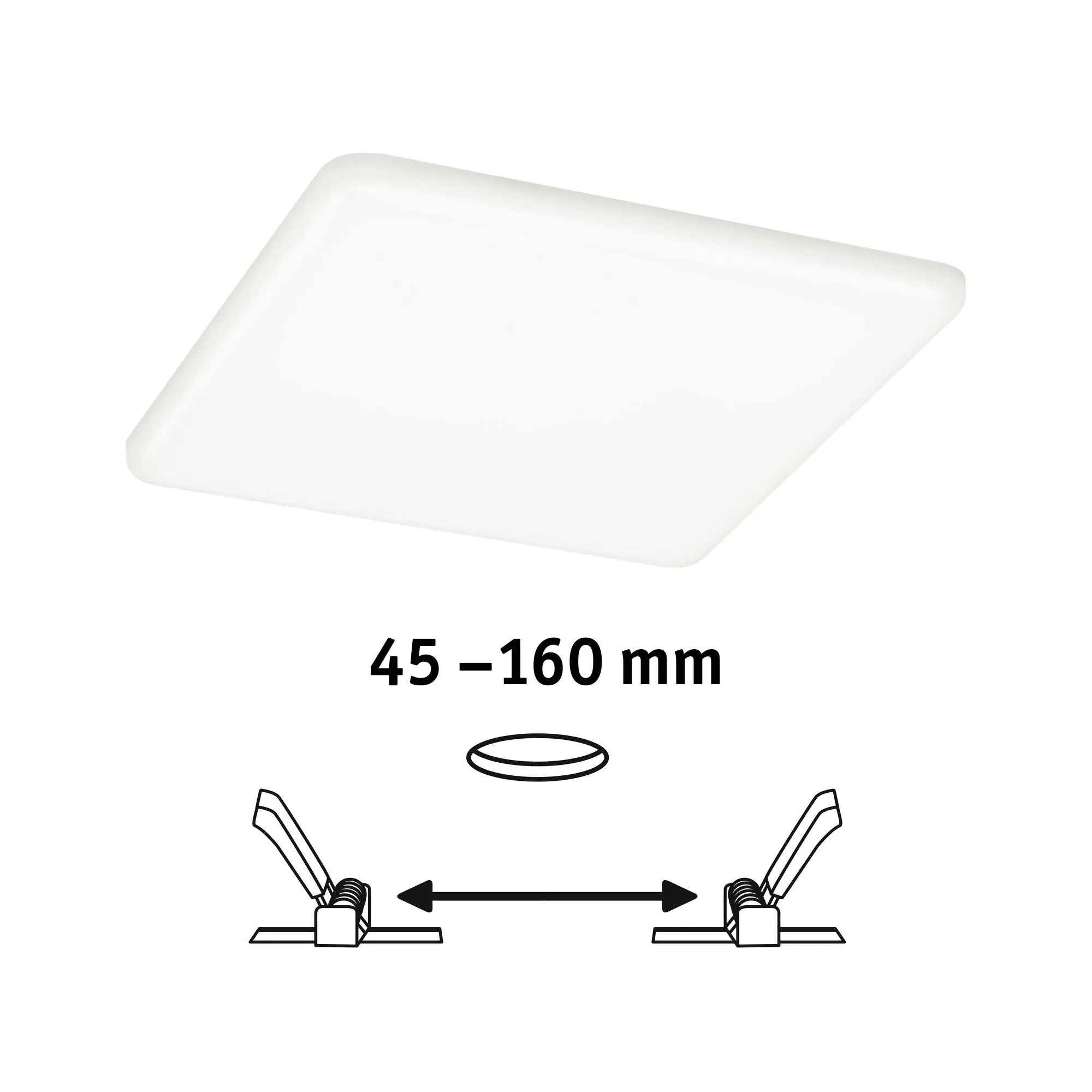 Paulmann Einbauleuchte LED Veluna Varifit 3-Stufen dimmbar 18,5 cm 17,5 W