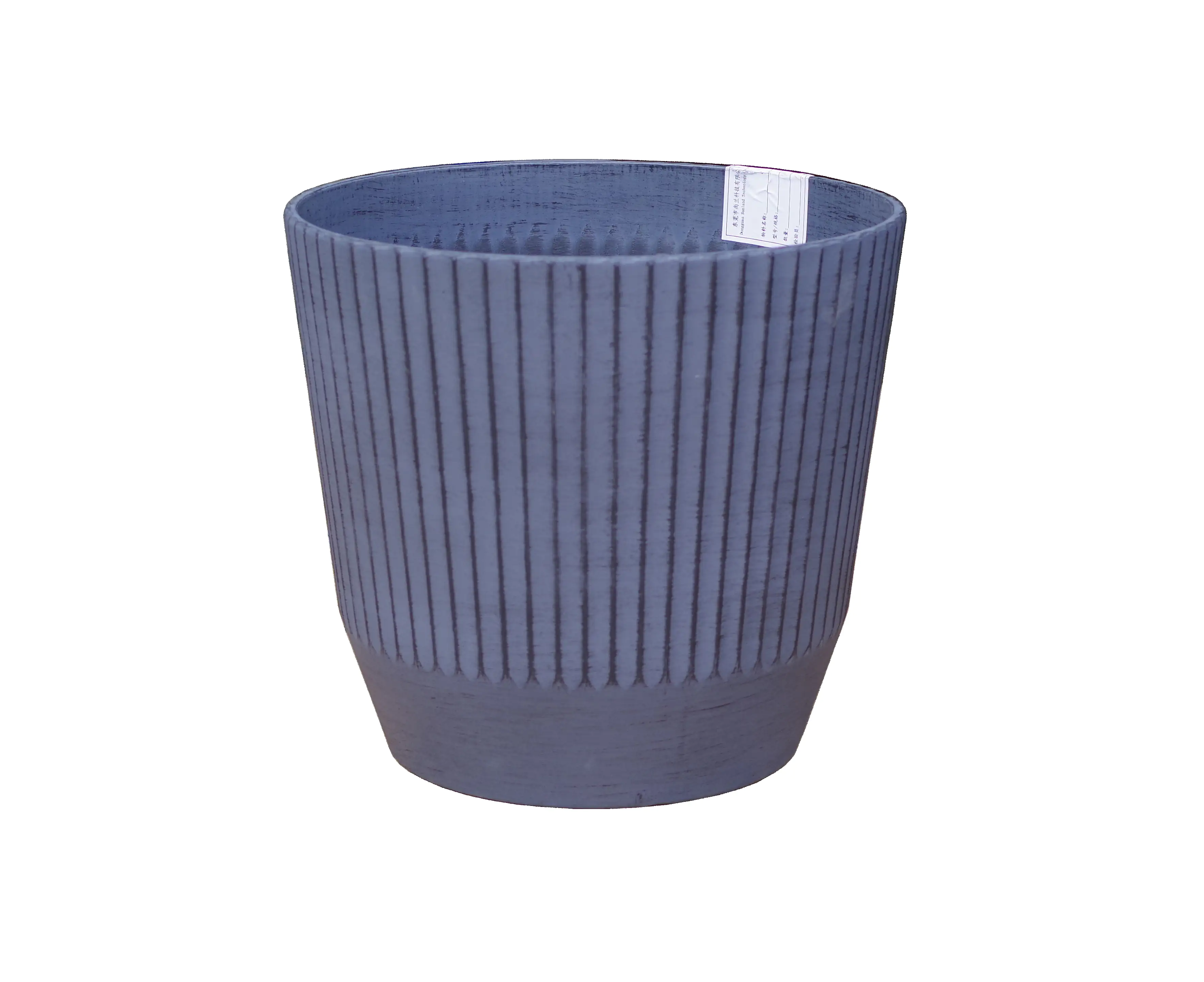 Mica Decorations Pflanztopf Rio Ø 37 x 33,5 cm dunkelgrau