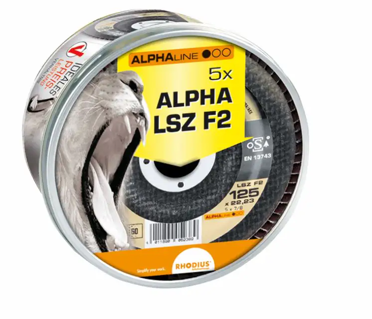 Rhodius Schleifscheibe LSZ F2 K40 Stahl Ø 115 mm Bohrung 22,23 mm 5 Stück Rhodius Schleifscheibe LSZ F2 K40 Stahl Ø 115 mm Bohrung 22,23 mm 5 Stück