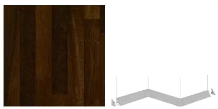 Getalit Endkappen Plus 35 x 25 x 15 mm, Butcherblock-Optik