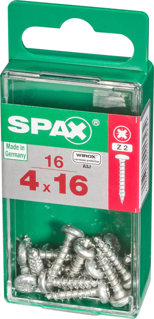 Spax Universalschrauben 4.0 x 16 mm TX 20 - 16 Stk.
