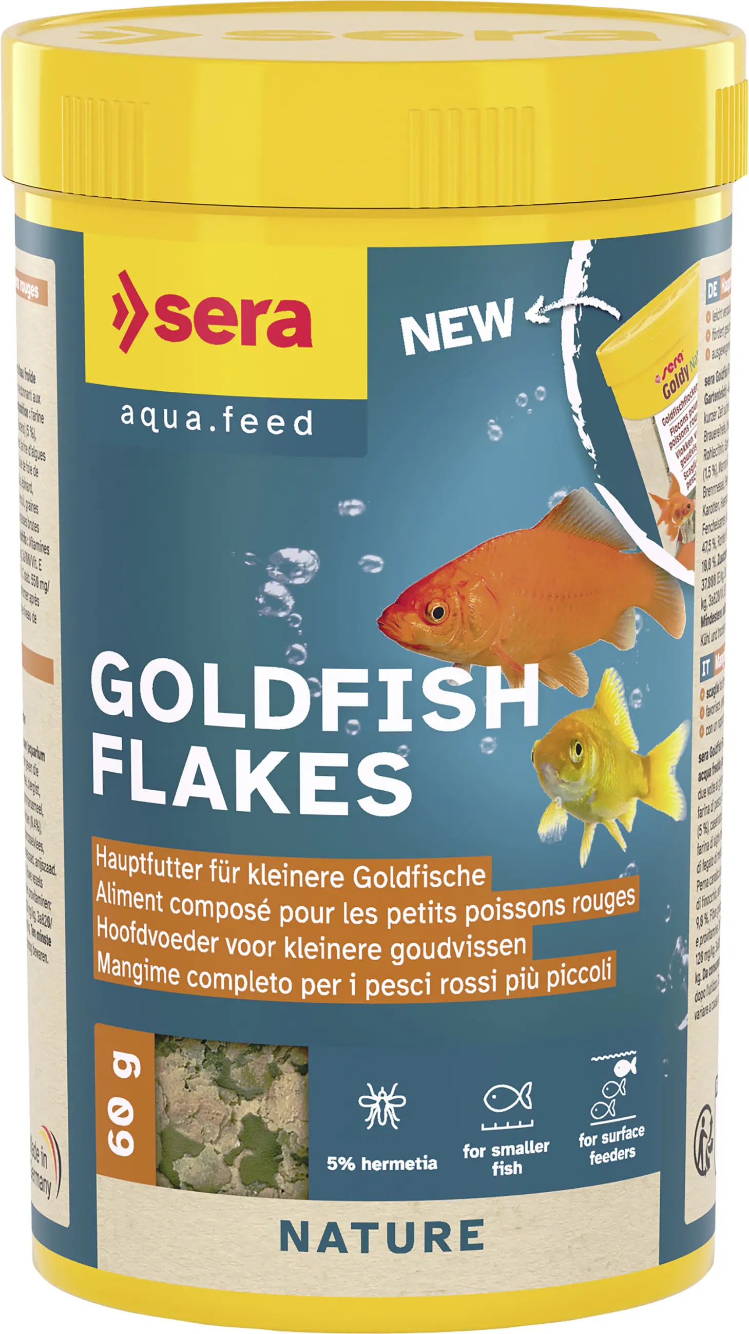 Sera Fischfutter Goldy Flakes 250 ml