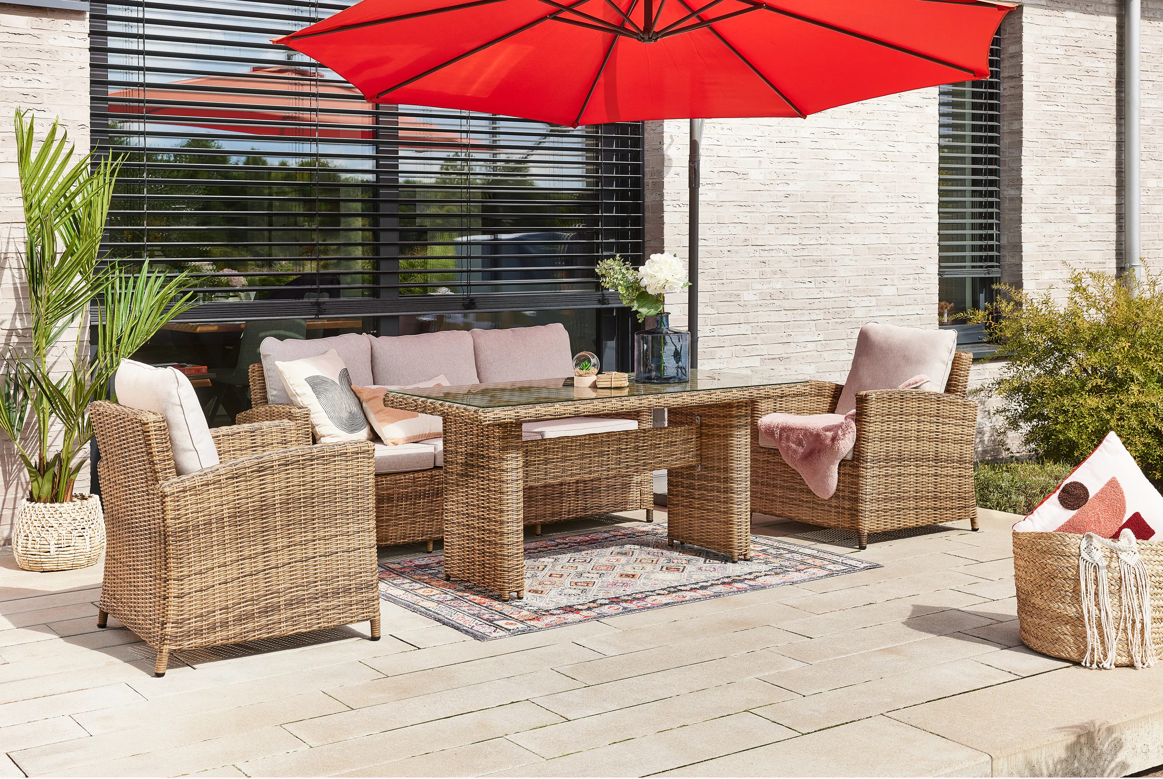 TrendLine Lounge Set Sarino inkl. Auflagen TrendLine Lounge Set Sarino inkl. Auflagen