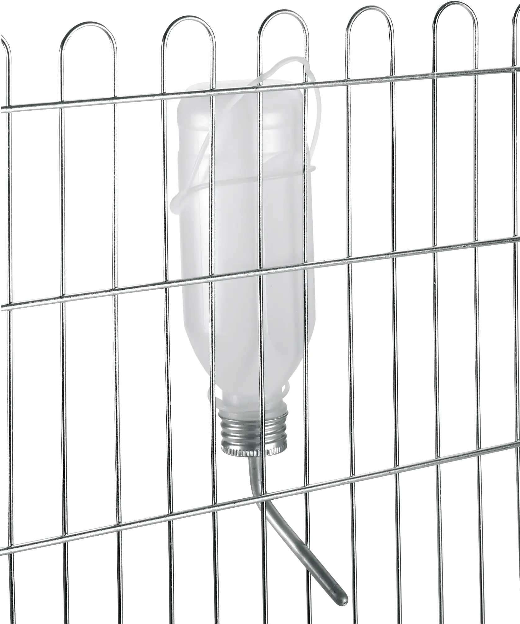 Kerbl Trinkflasche für Kaninchen Kunststoff mit Aluröhrchen