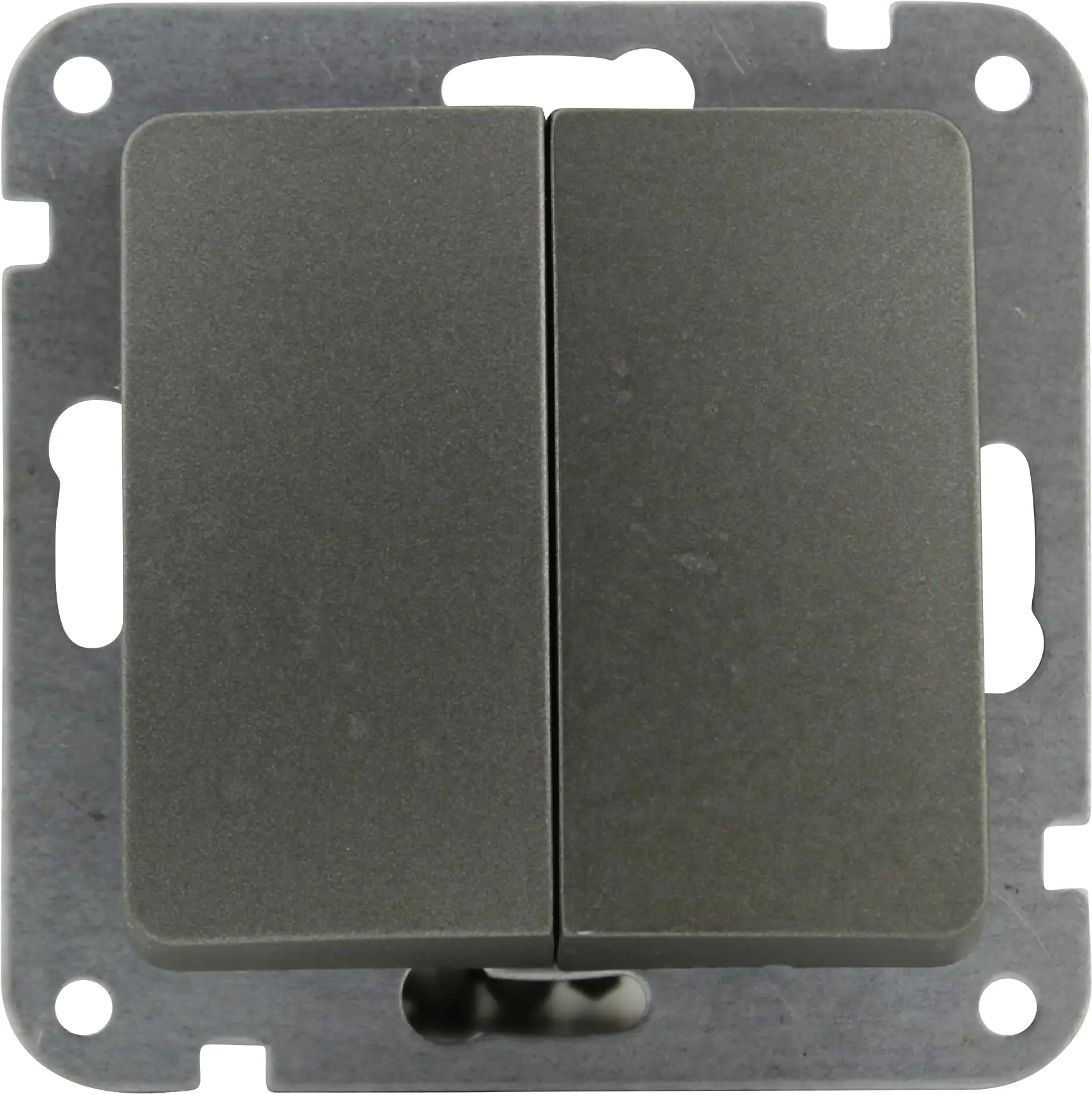 Unitec Serienschalter Monaco mit Wippe platin Unitec Serienschalter Monaco mit Wippe platin