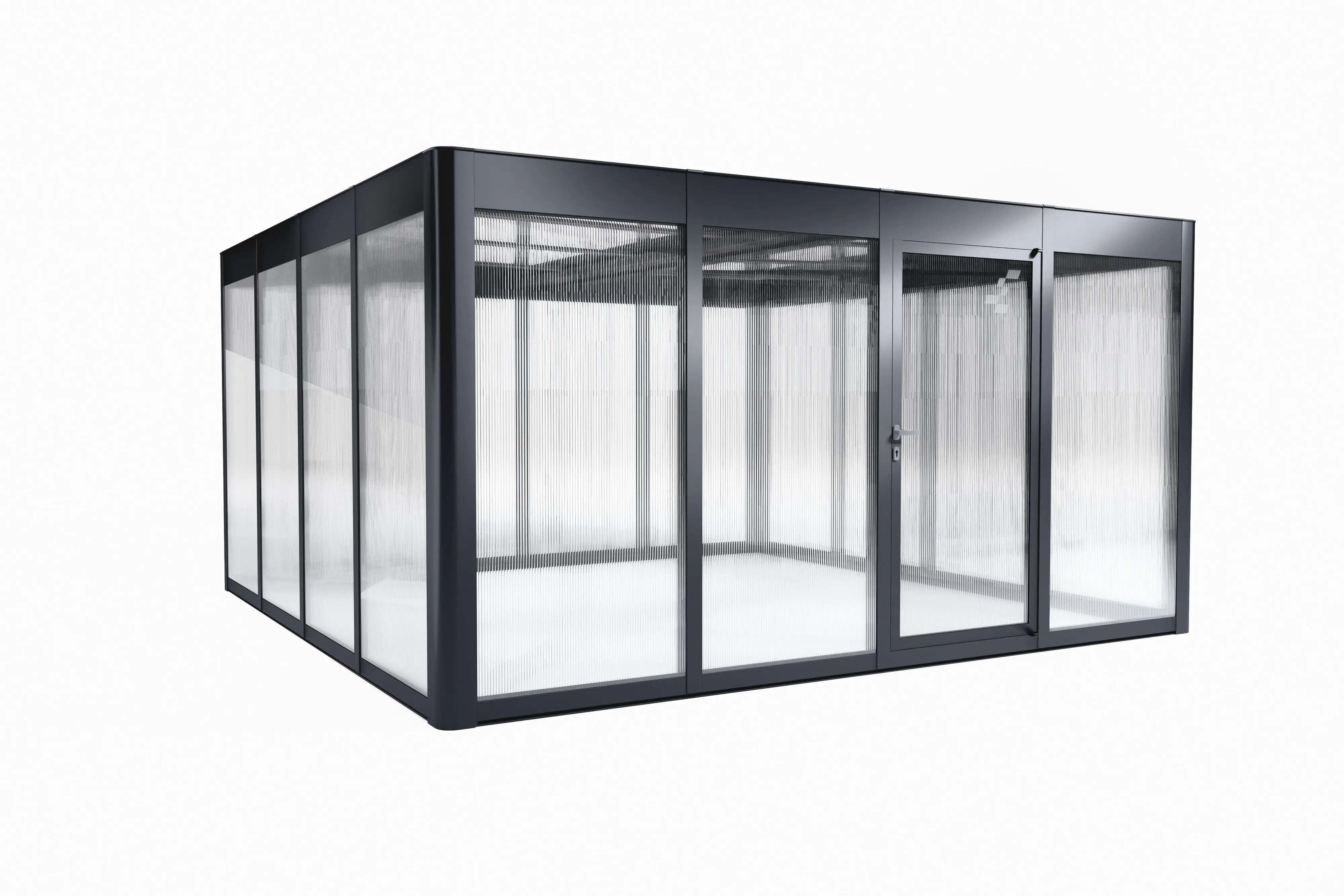 SunElements SunGarden Gartenhaus Select 4.4 443 x 443 cm anthrazit-metallic