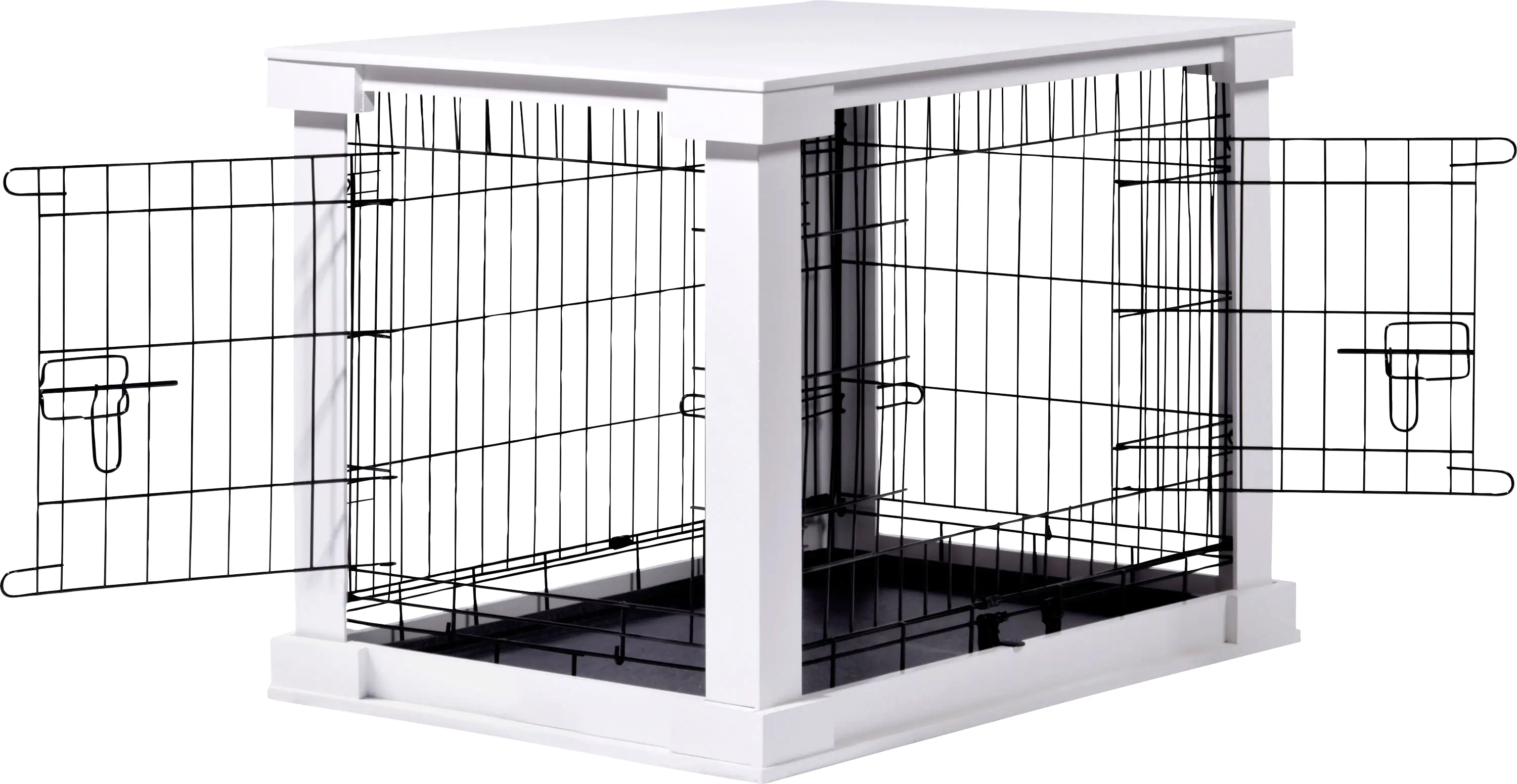 Dobar Design-Hundekäfig aus Holz mit Tischoberfläche Dobar Design-Hundekäfig aus Holz mit Tischoberfläche