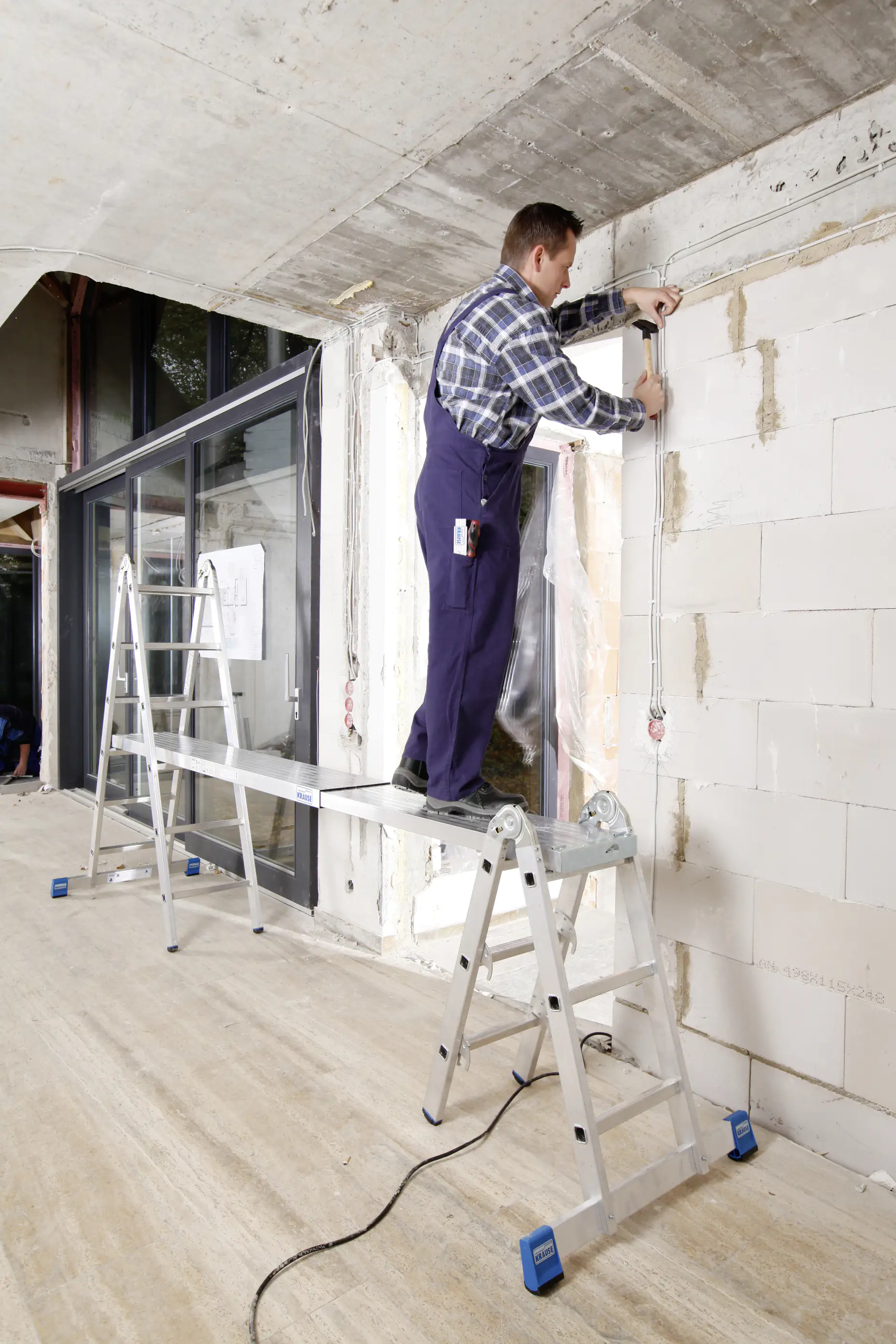 Krause Aluminium-Teleskop-Bohle STABILO TeleBoard 2,04 m