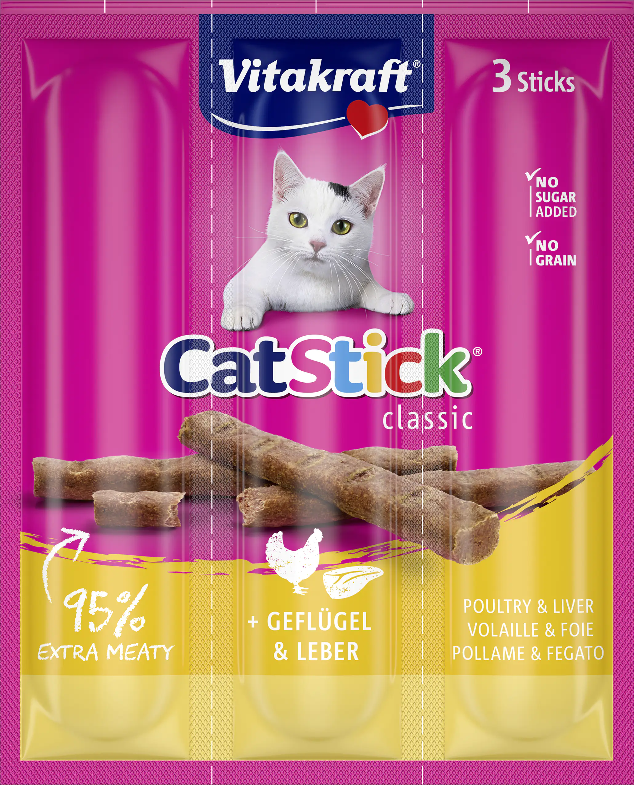 Vitakraft Katzensnack Geflügel & Leber Vitakraft Katzensnack Geflügel & Leber