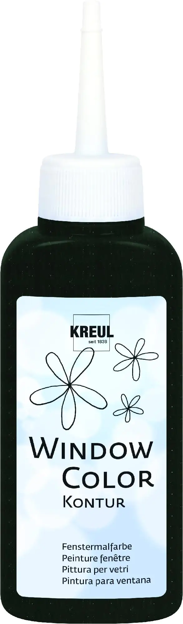 Kreul Window Color Konturenfarbe schwarz 80 ml Kreul Window Color Konturenfarbe schwarz 80 ml