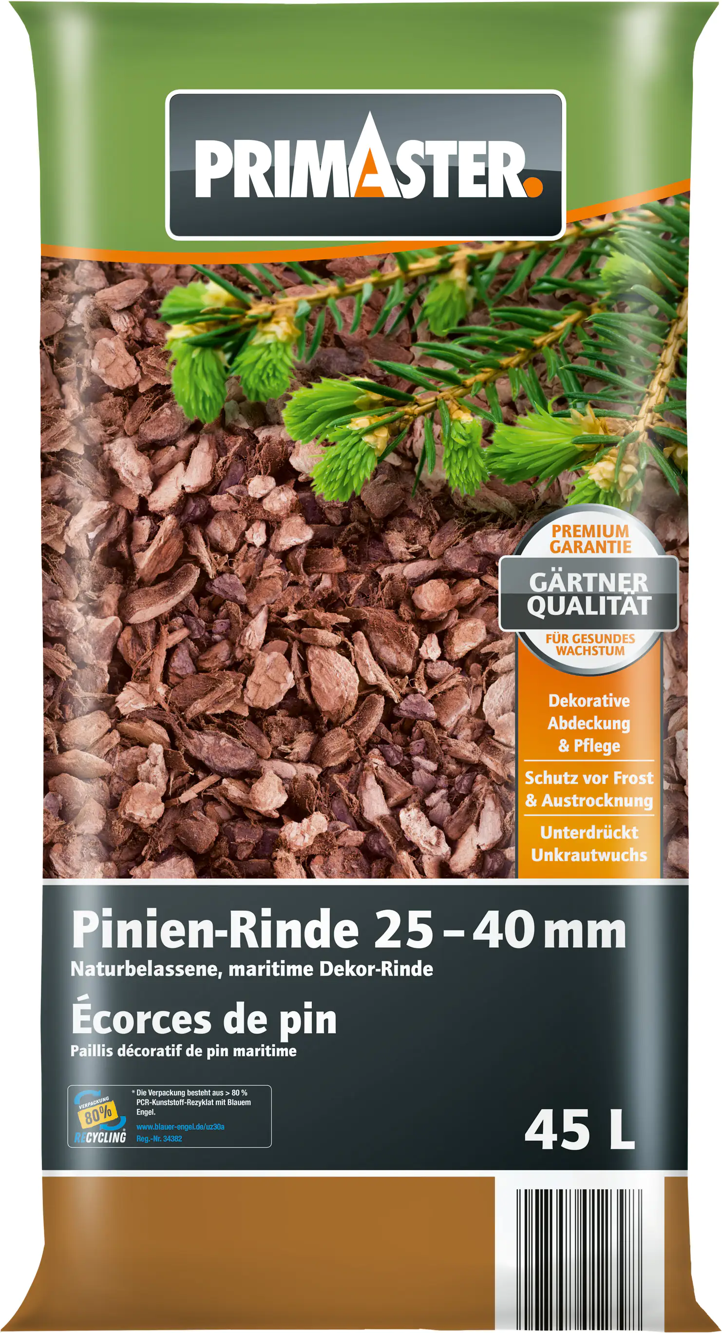Primaster Pinienrinde 25-40 mm 45 L