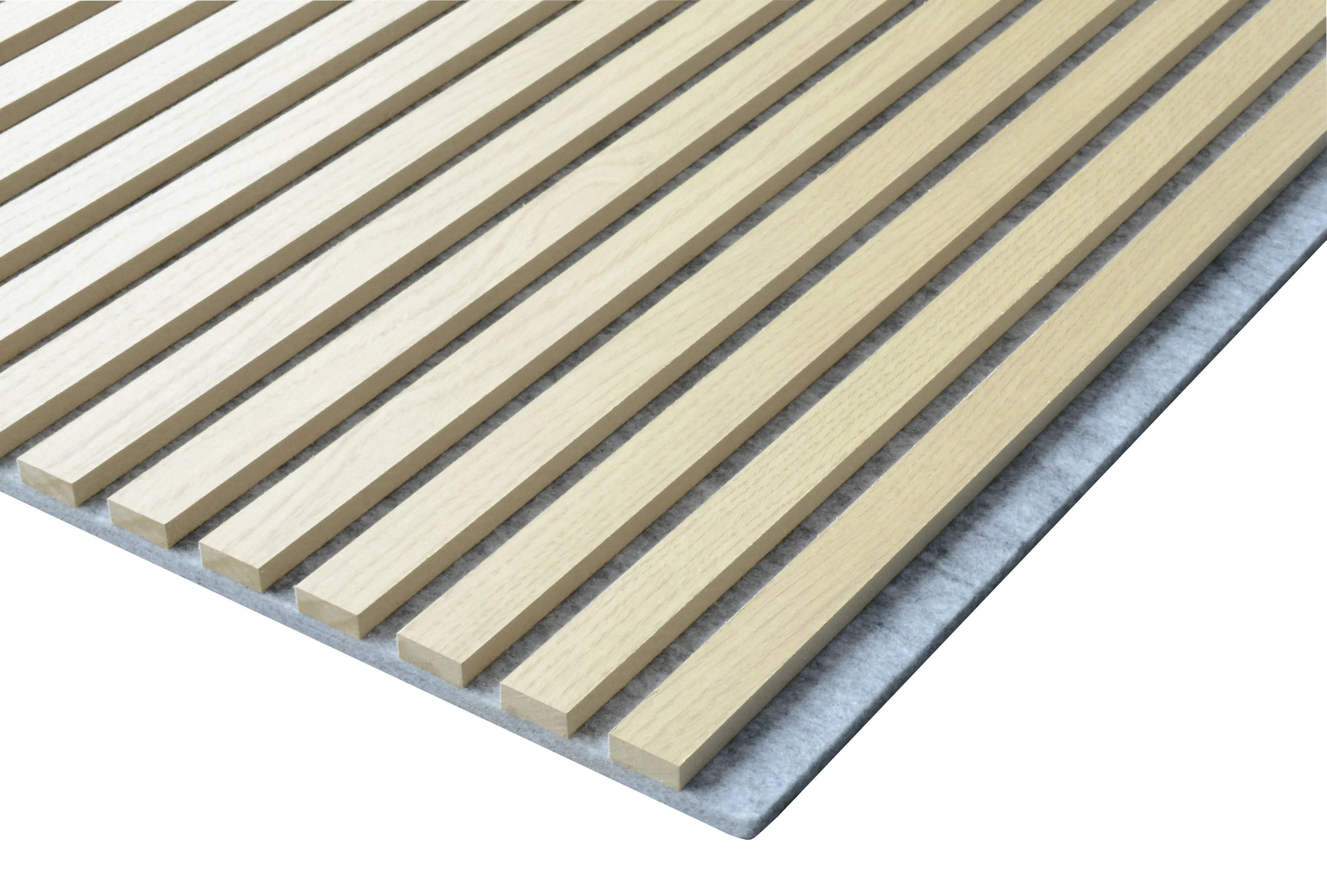 Neuhofer Akustikpaneel Eiche natur foliert 240 x 57,2 x 1,9 cm braun 