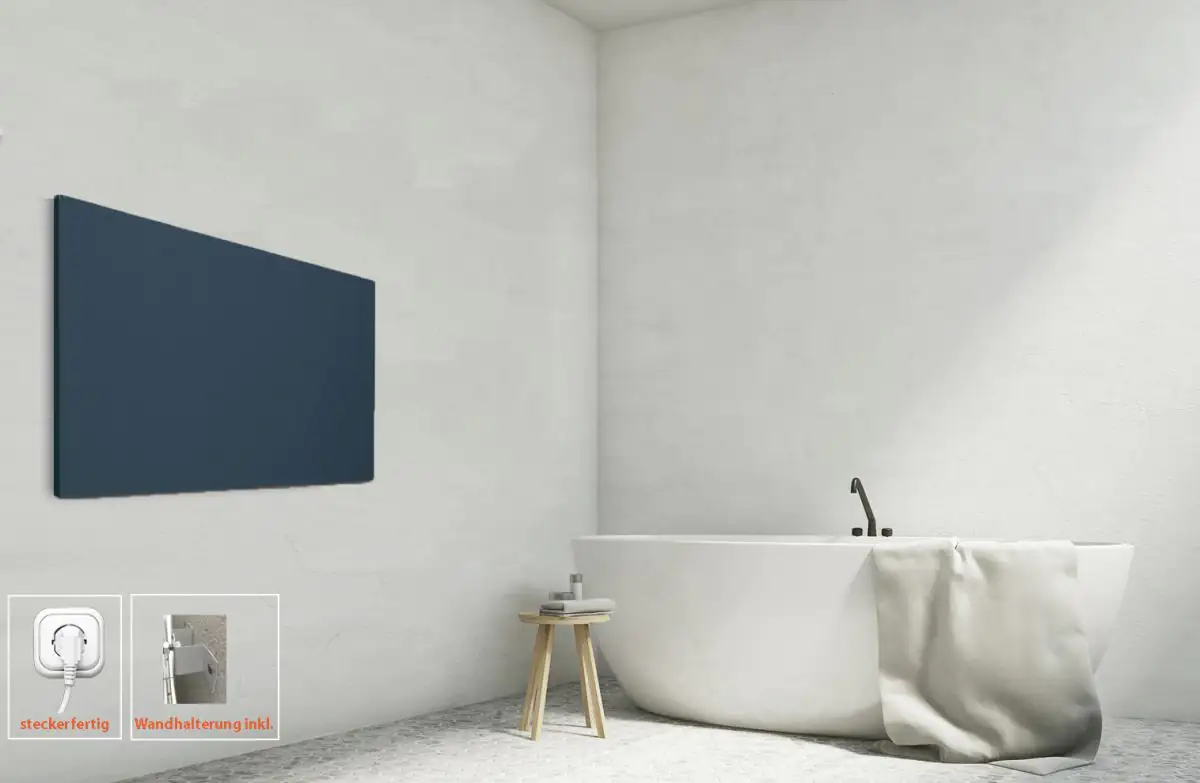 Bella Jolly Infrarot Metallheizkörper 60x100 cm anthrazit, 880 Watt