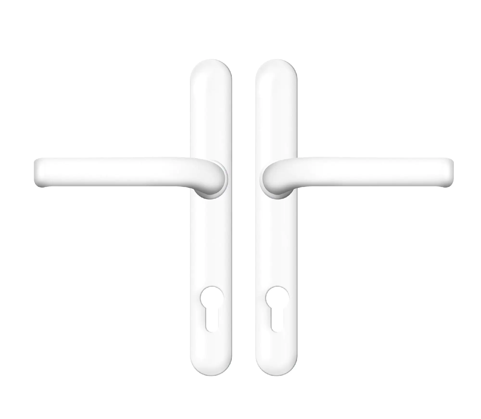 Meeth Haustürgarnitur abgerundet weiß Nr. 336 Meeth Haustürgarnitur abgerundet weiß Nr. 336