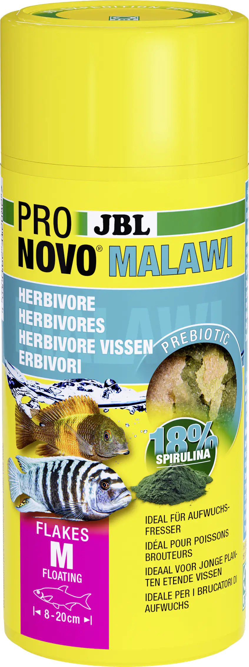 JBL Fischfutter Pronovo Malawi Flakes M Fischfutterflocken 250 ml