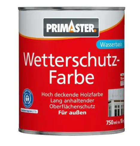 Produktbild: Primaster Wetterschutzfarbe 2,5 L silbergrau