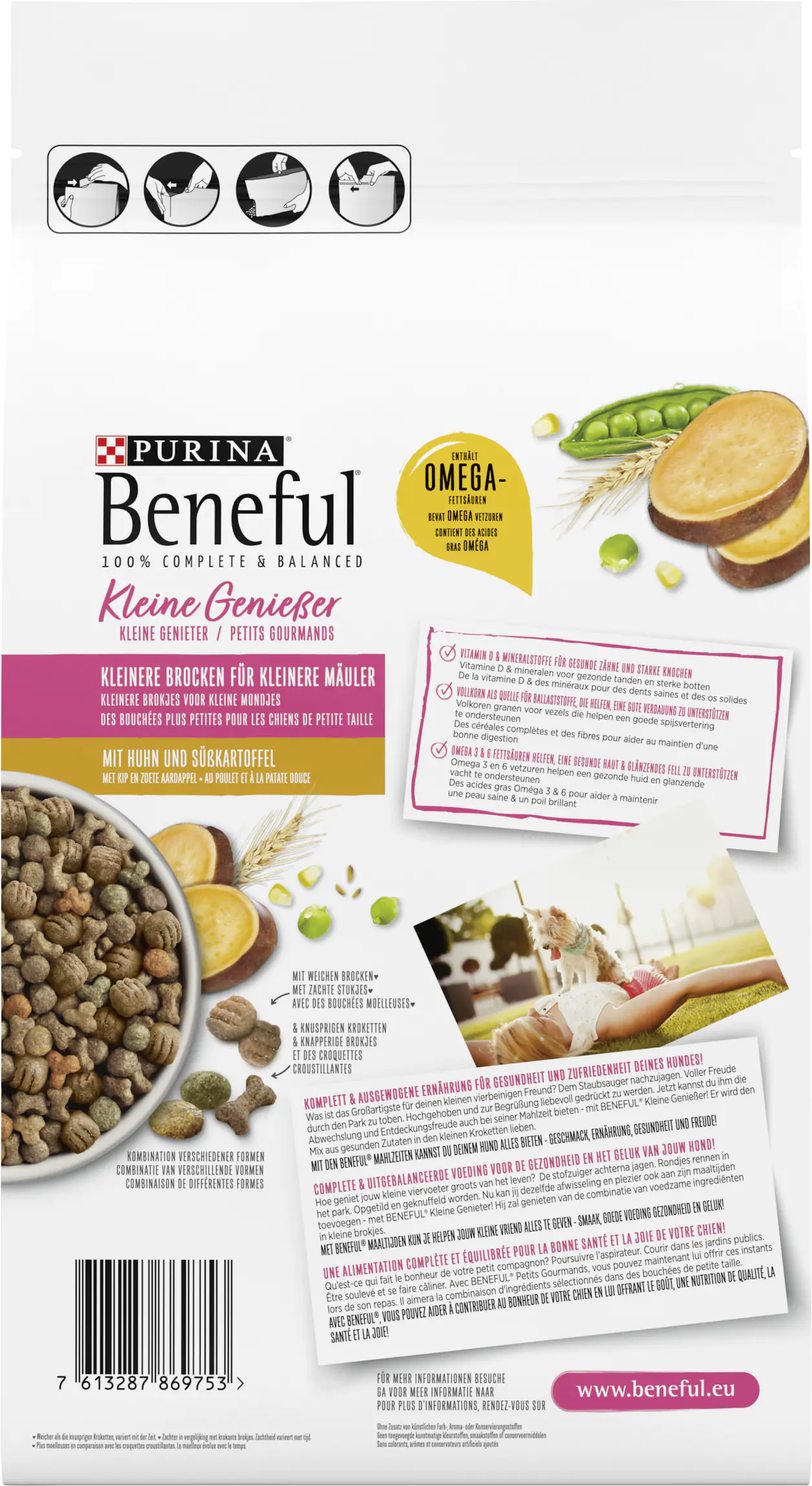 Beneful Hundefutter Original mit Huhn und Süßkartoffel 1,4 kg Beneful Hundefutter Original mit Huhn und Süßkartoffel 1,4 kg