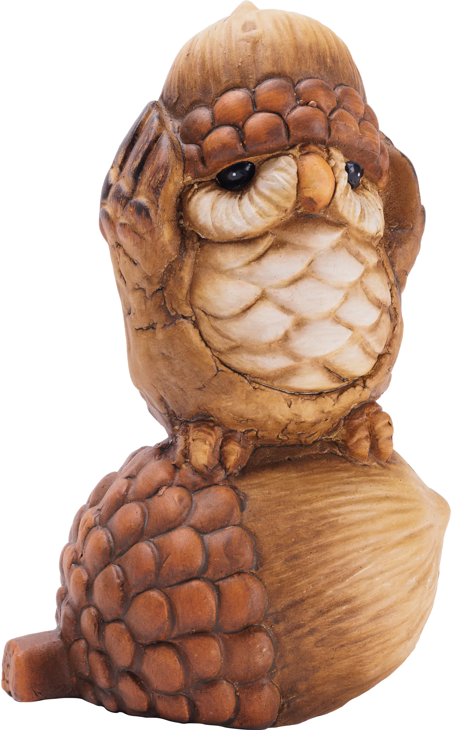 TrendLine Dekofigur Eule Terracotta 23 cm braun beige