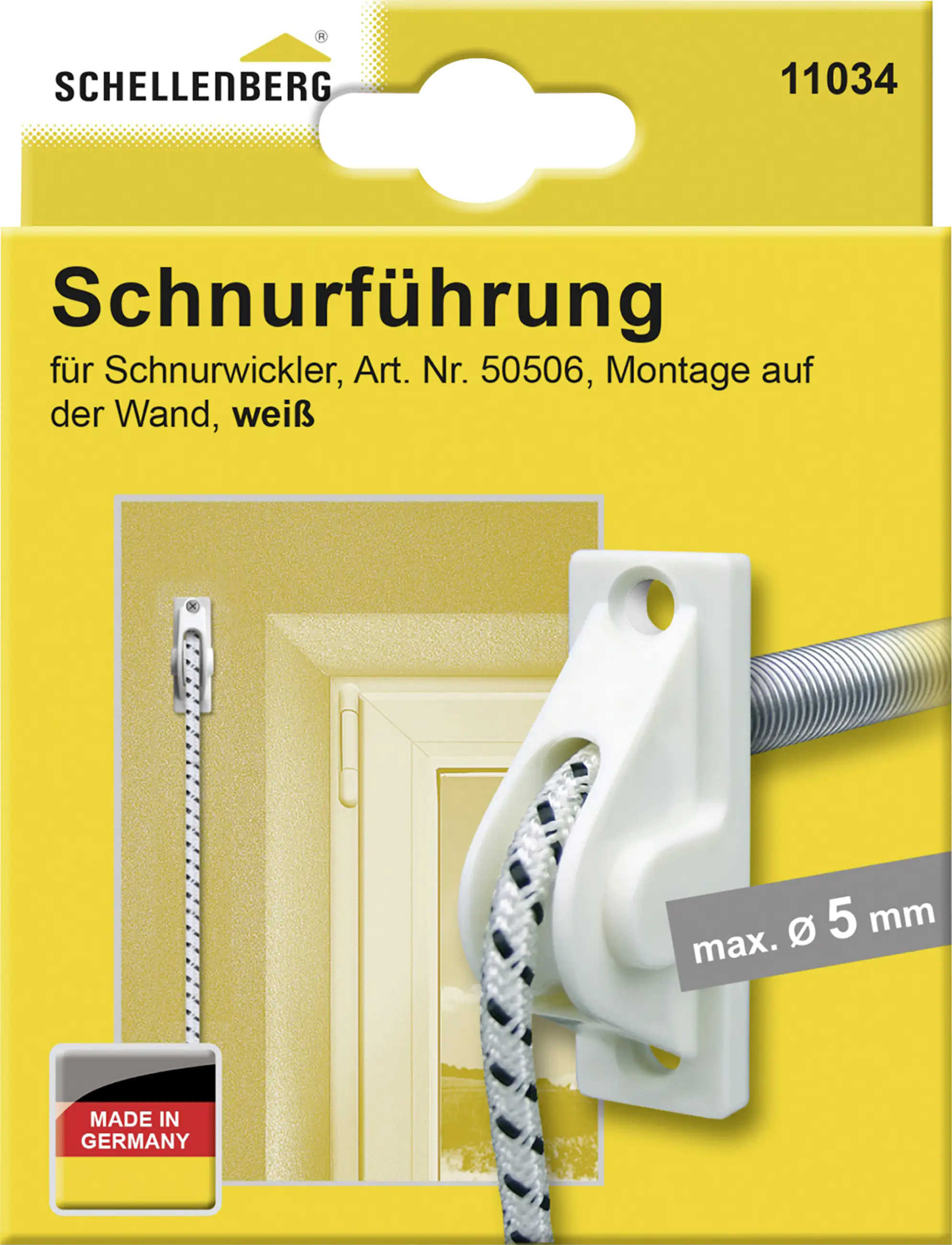 Schellenberg Schnurführung weiß, für Rollladen-Schnüre Schellenberg Schnurführung weiß, für Rollladen-Schnüre