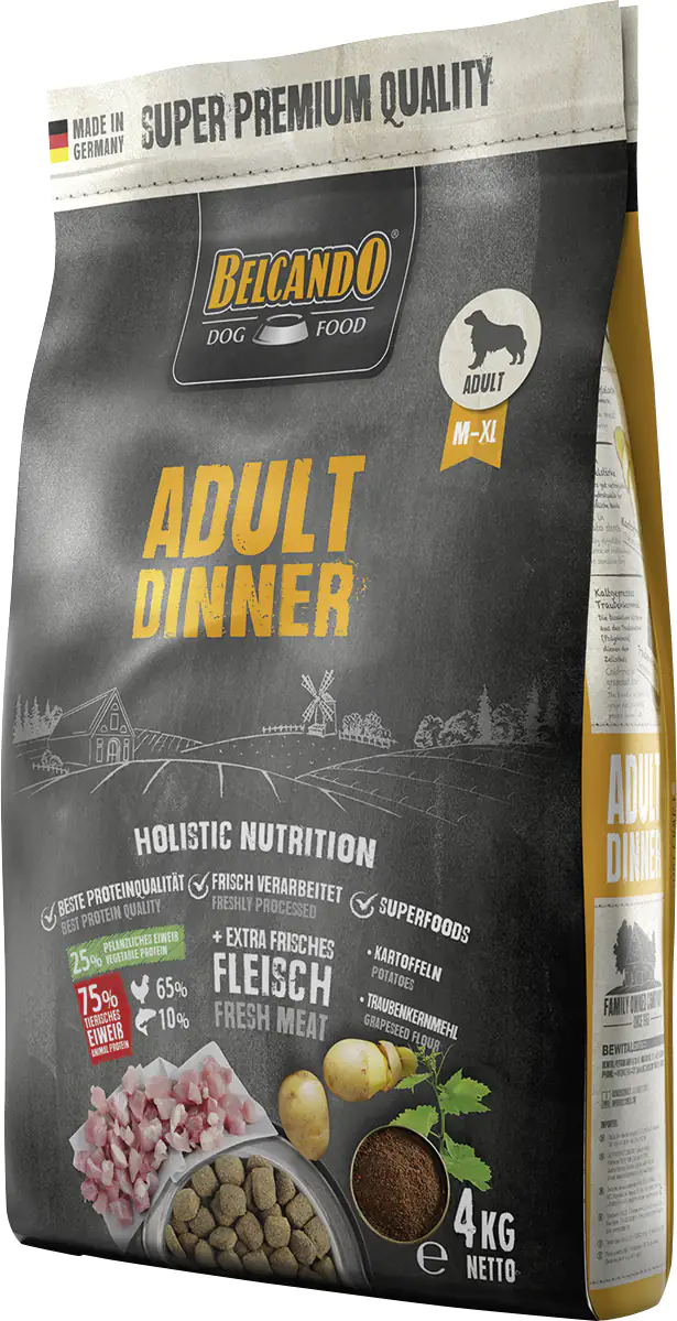 Belcando Adult Dinner Hundetrockenfutter 4 kg Belcando Adult Dinner Hundetrockenfutter 4 kg