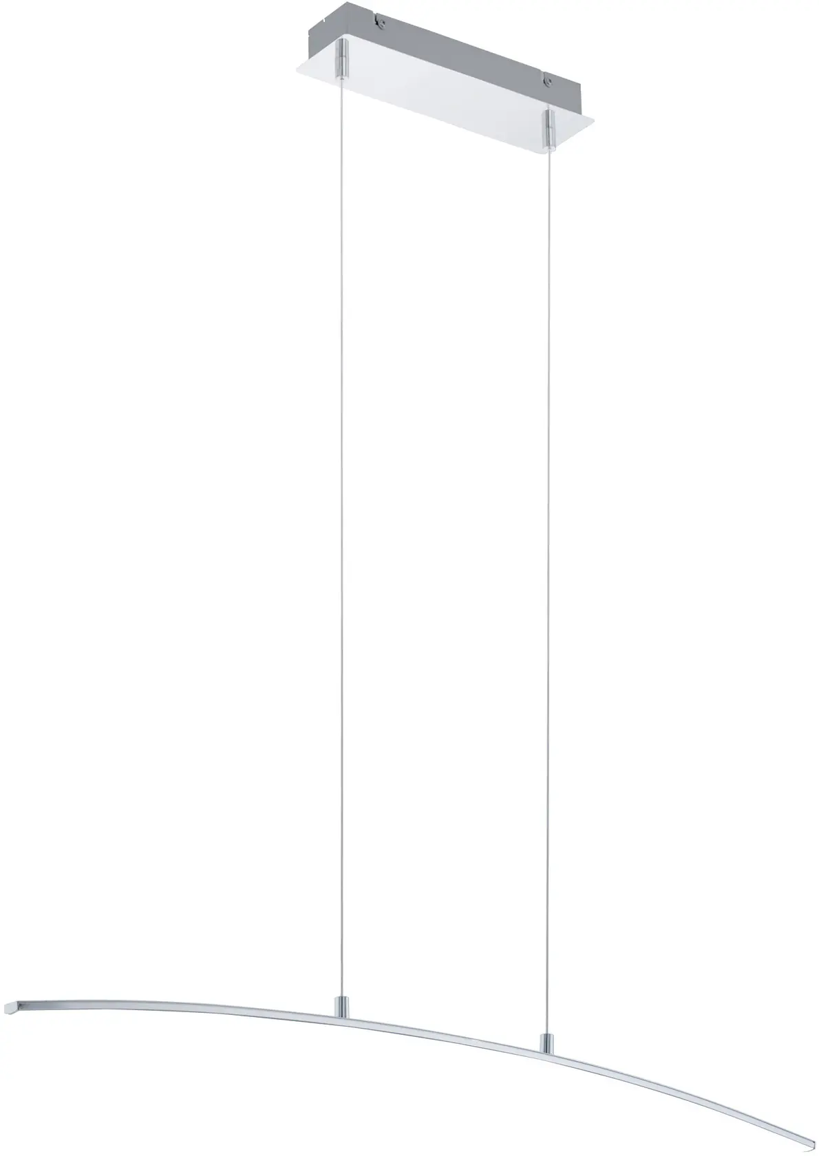 Eglo LED Pendelleuchte Lasana chrom 90 cm warmweiß