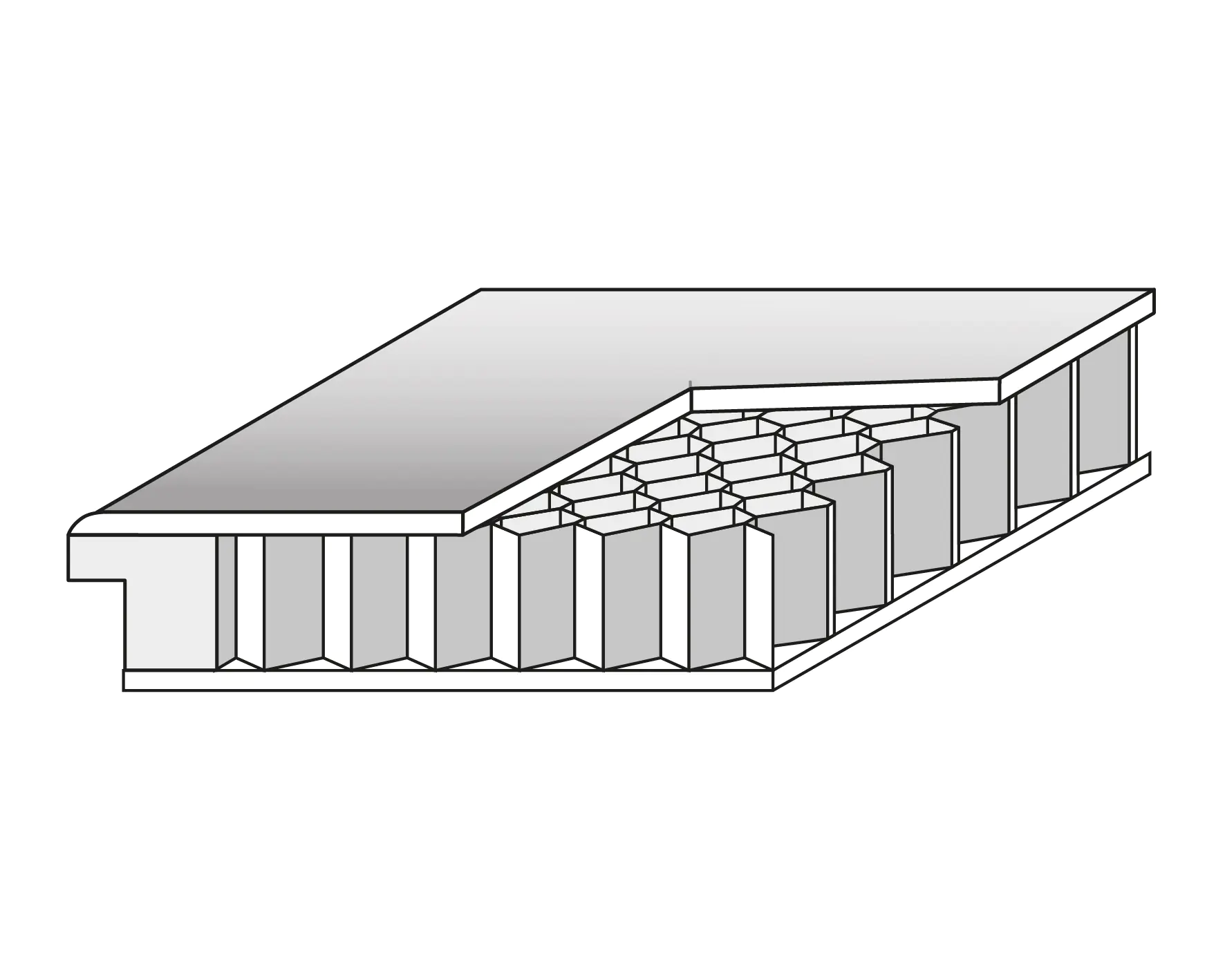 Borne Türblatt Dekor Pinie weiß mit Lichtausschnitt G3 DIN