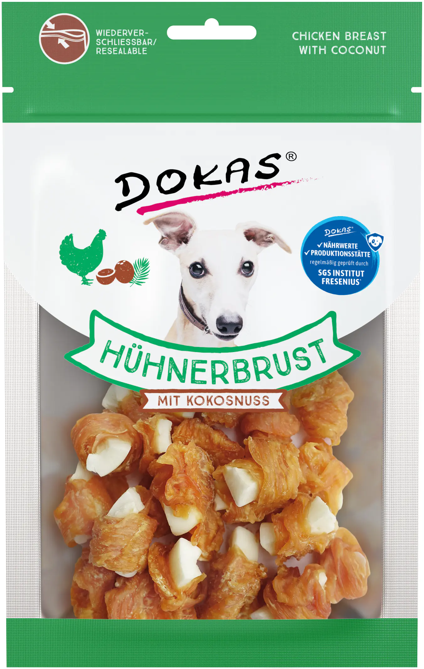 Dokas Hühnerbrust mit Kokosnuss 60 g