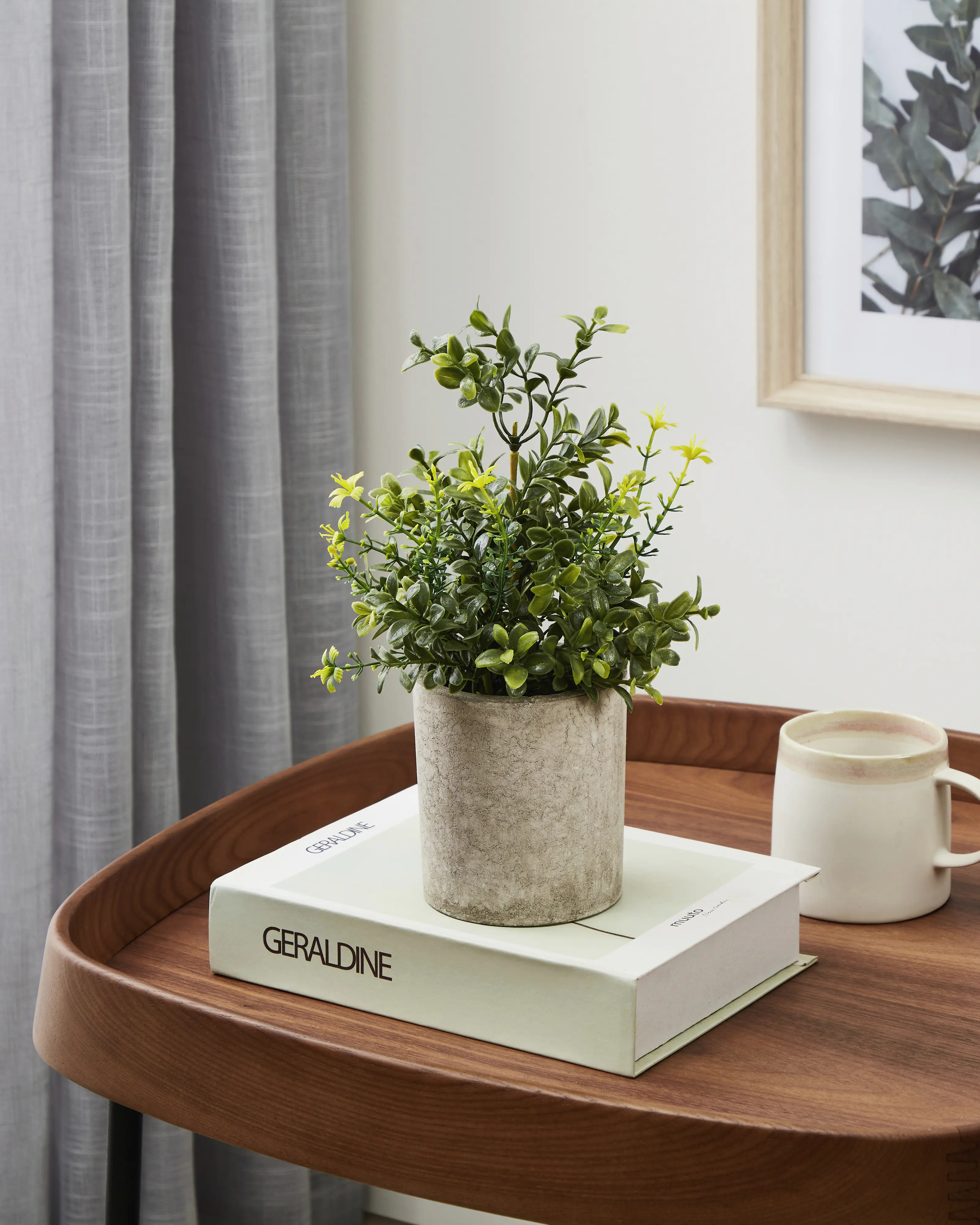 Eglo Kunstpflanze Buxbaum Chitose im Topf grün 25 x 15 cm