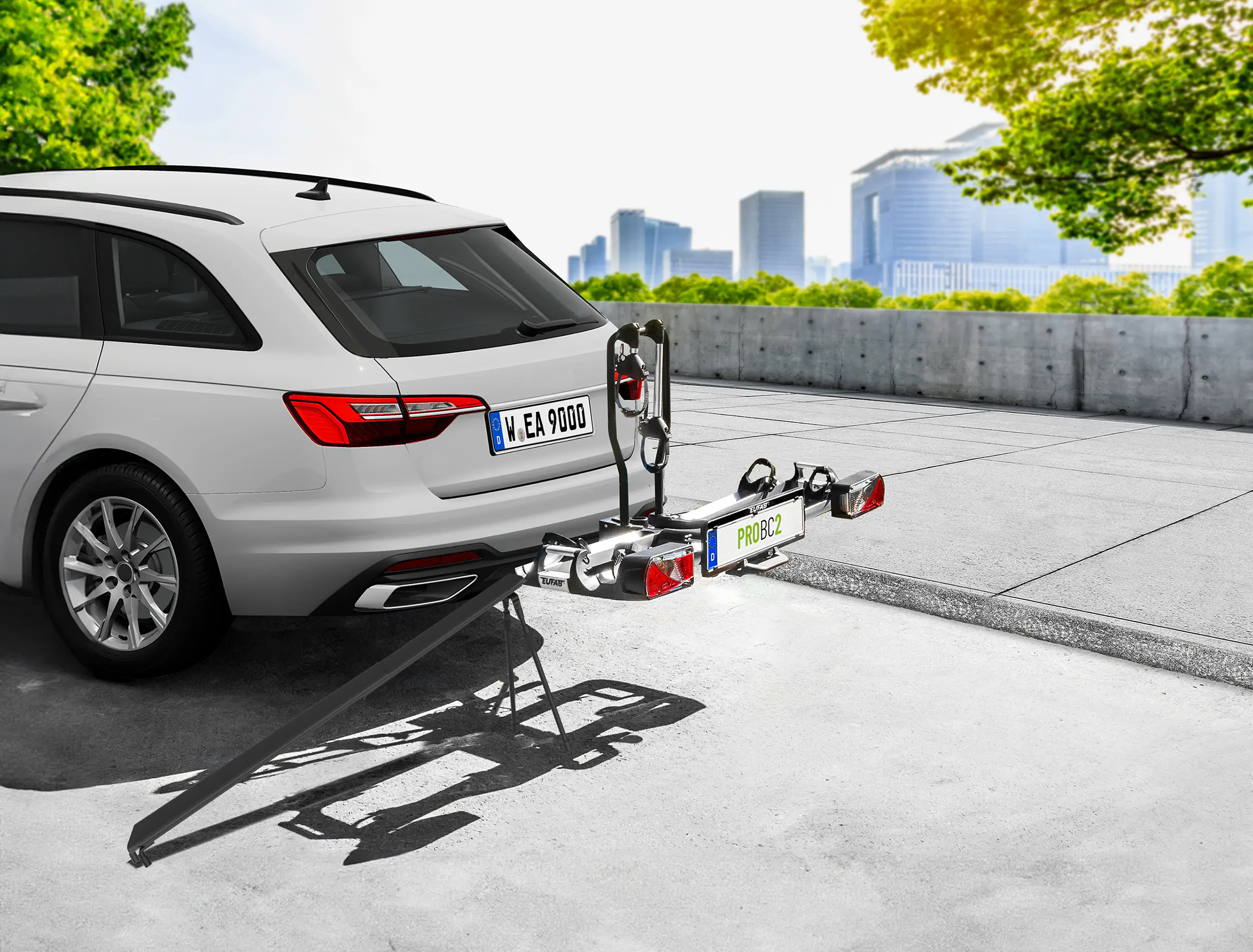 EUFAB Auffahrschiene für Fahrradträger Universal