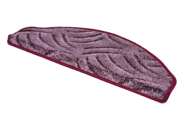 Stufenmatte Amberg aubergine, 28 x 65 cm