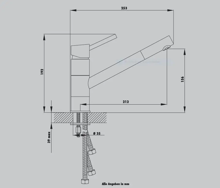 Primaster Küchenarmatur Fashion verchromt Niederdruck Primaster Küchenarmatur Fashion verchromt Niederdruck