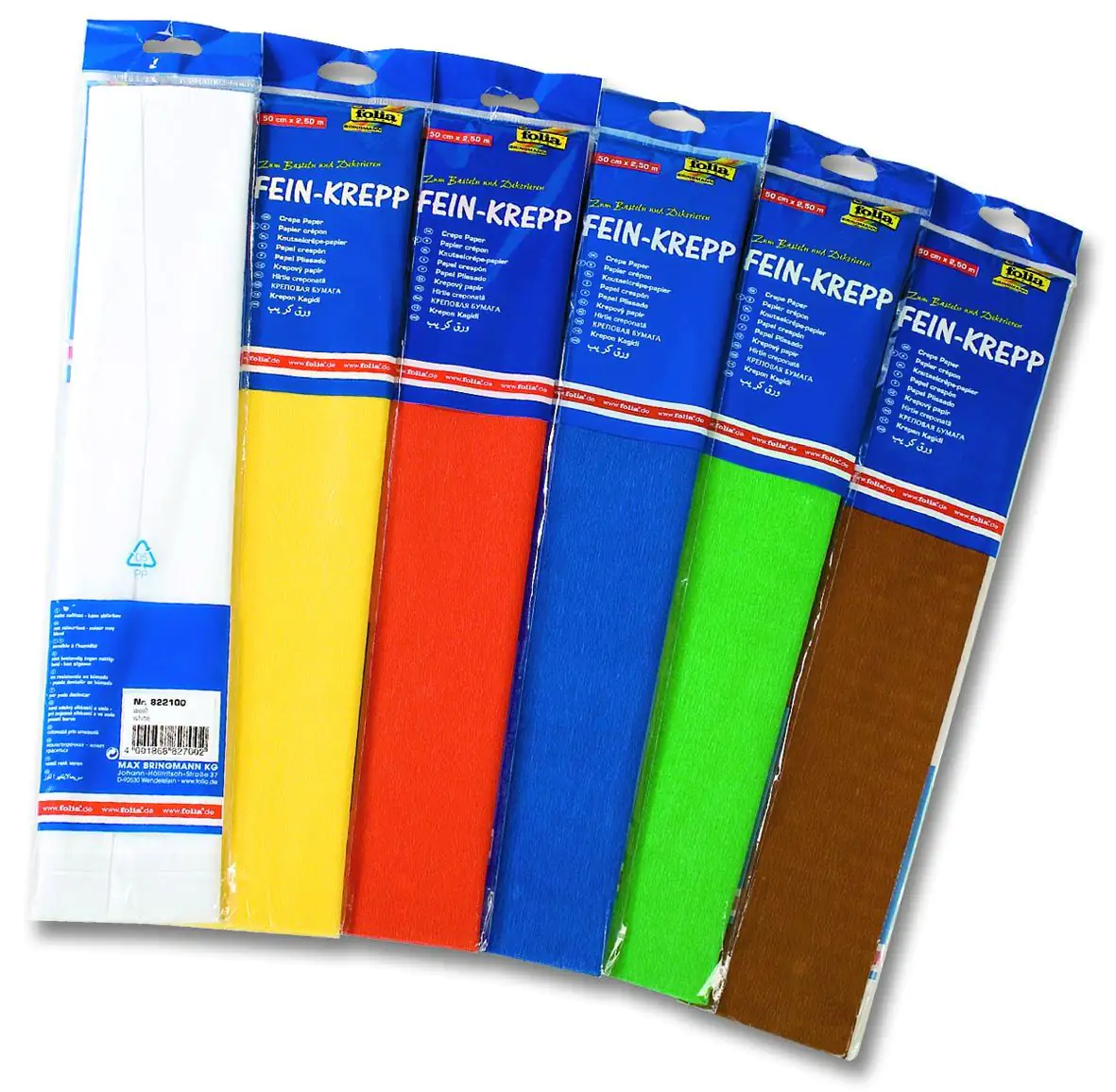 Glorex Krepp-Papier 32g/m2 feuerrot
