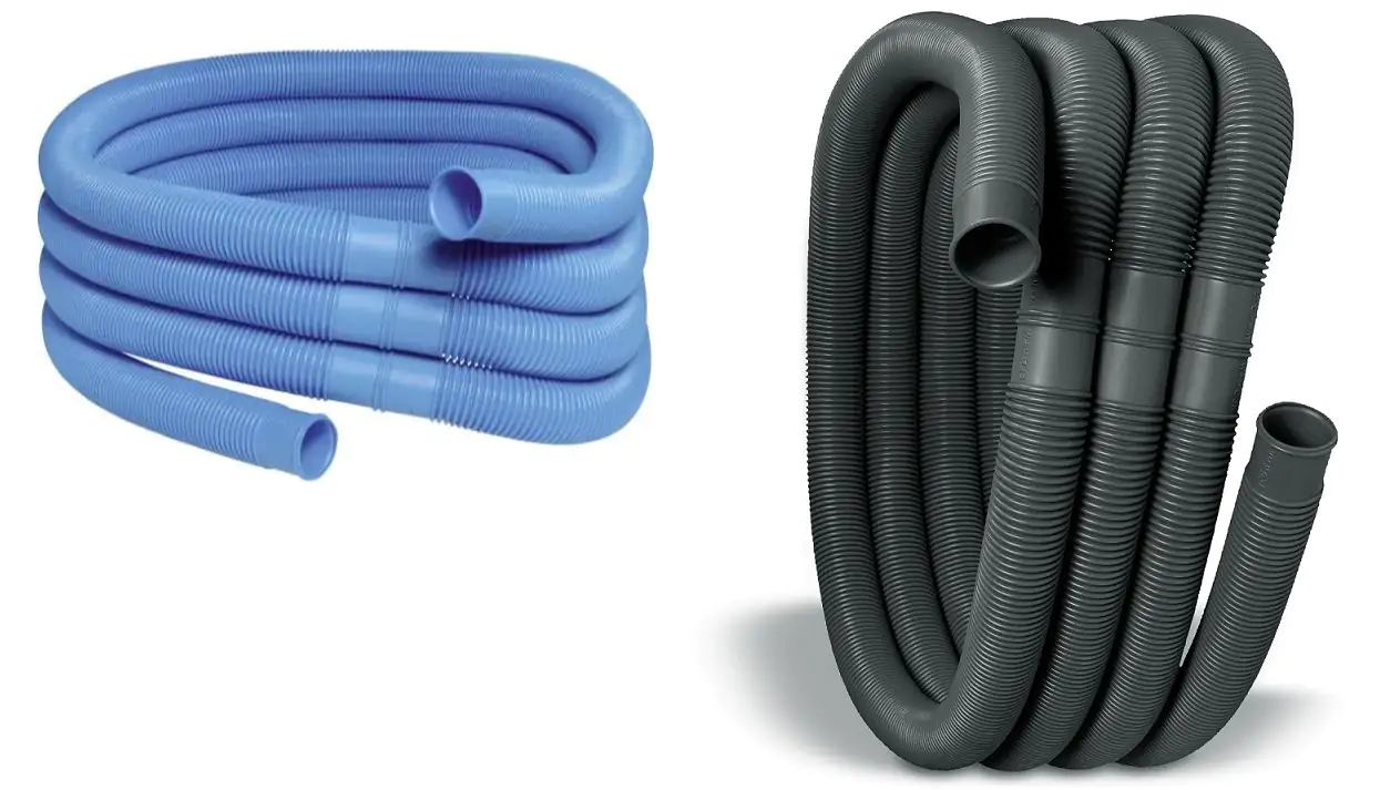 Steinbach Schwimmbadschlauch Ø 38 mm, Fixlänge 6 m, blau/grau