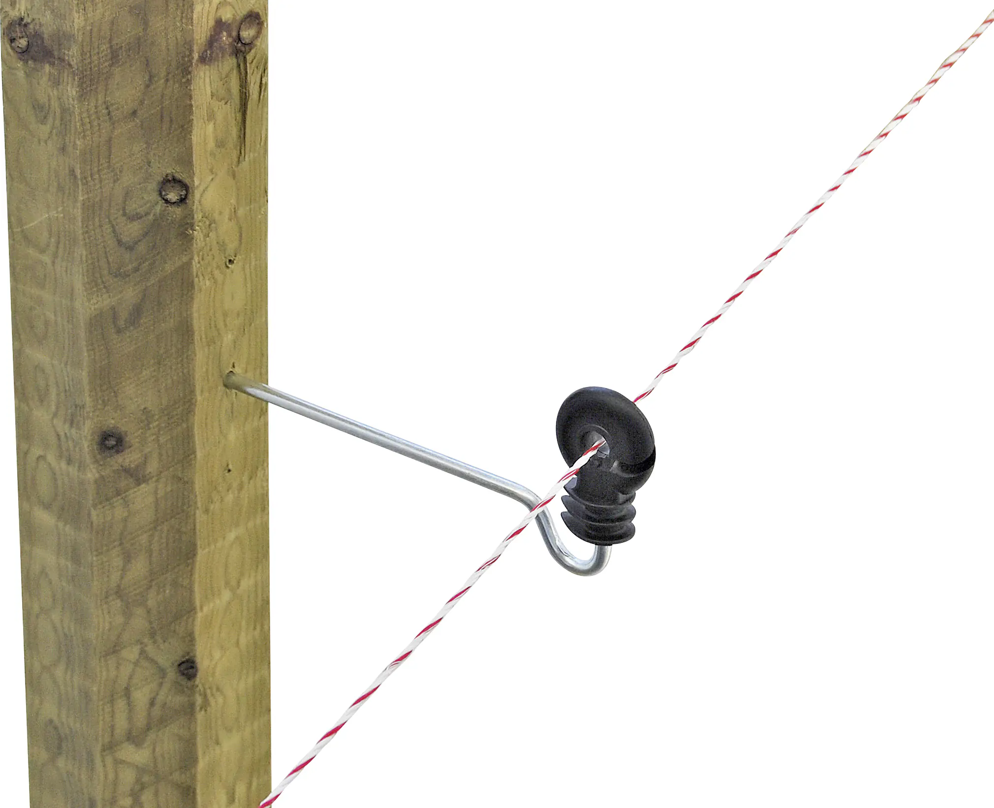 Kerbl Langstiel-Ringisolator 22 cm Stütze 15 Stück