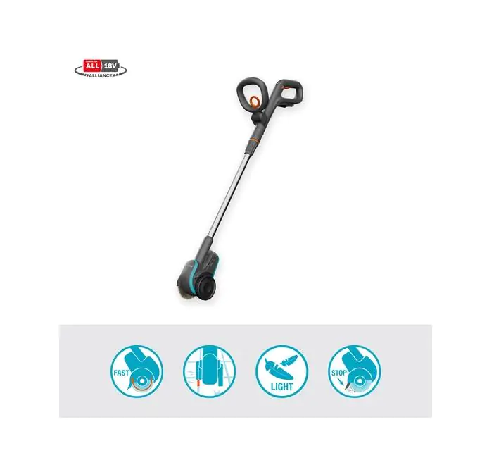 Gardena Akku-Fugenbürste EasyWeed 1800/18V P4A solo