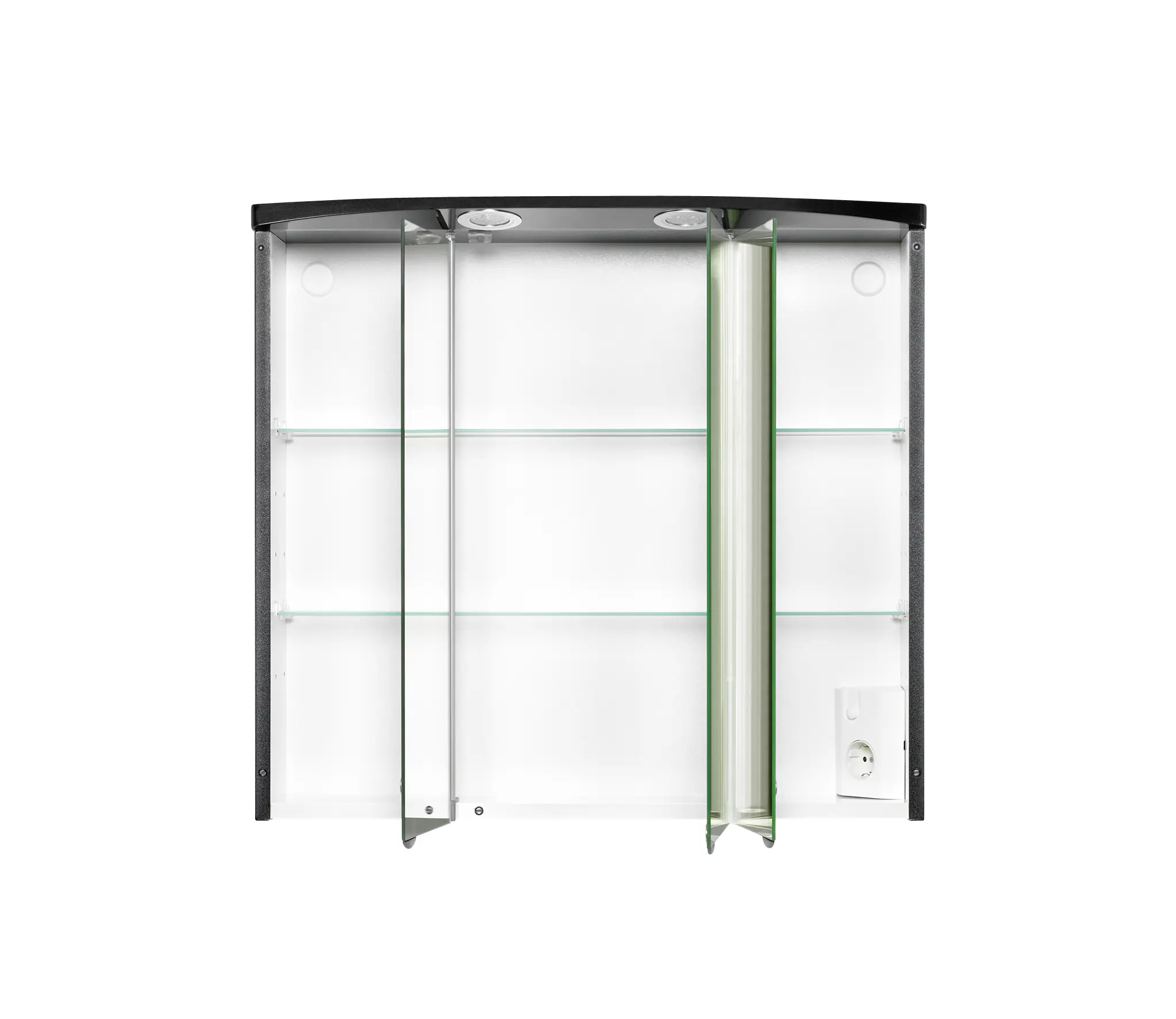 Jockey Spiegelschrank Lambda anthrazit 70 x 64 cm