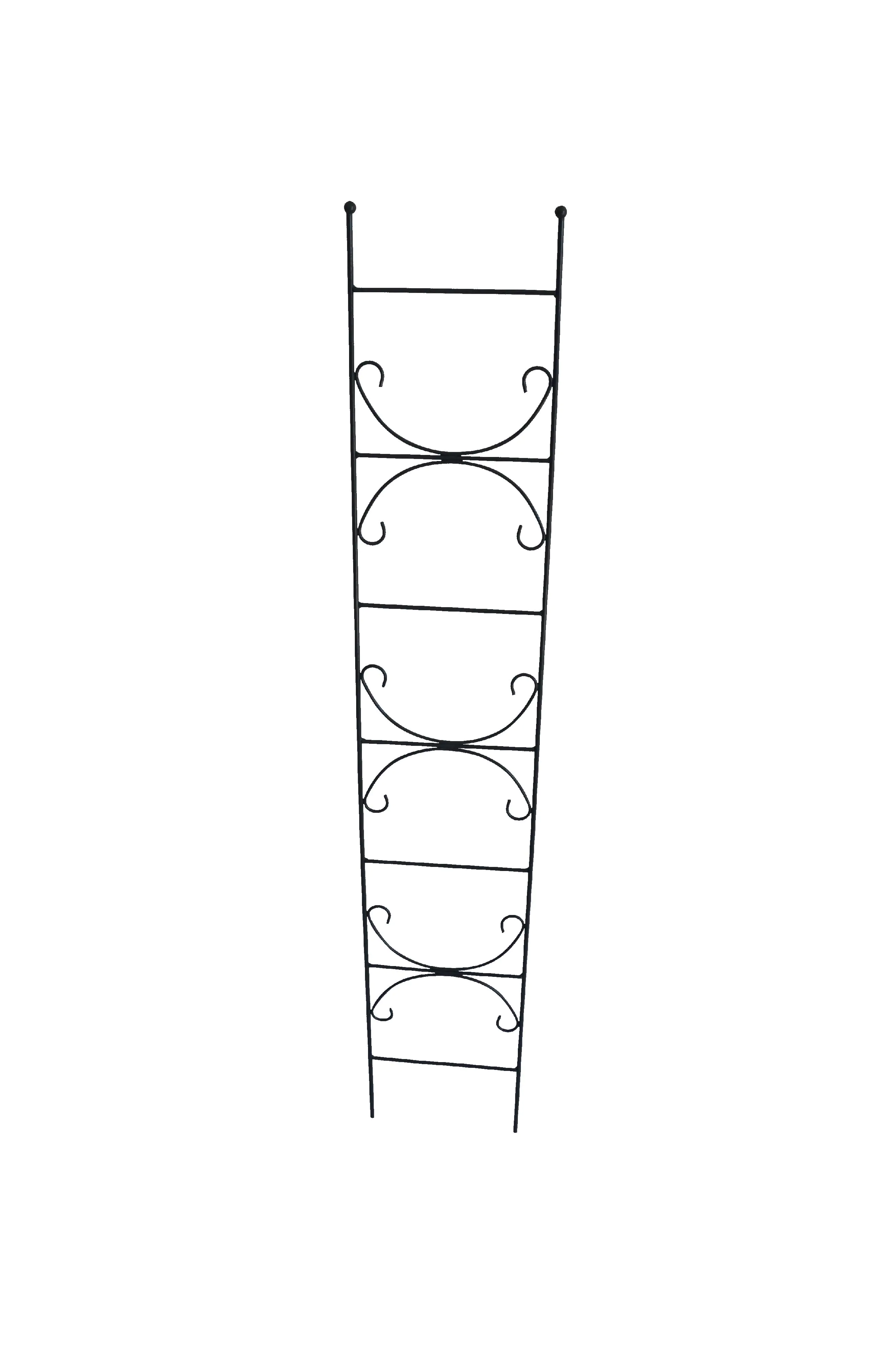 TrendLine Spalier Metall 150 cm dunkelgrau