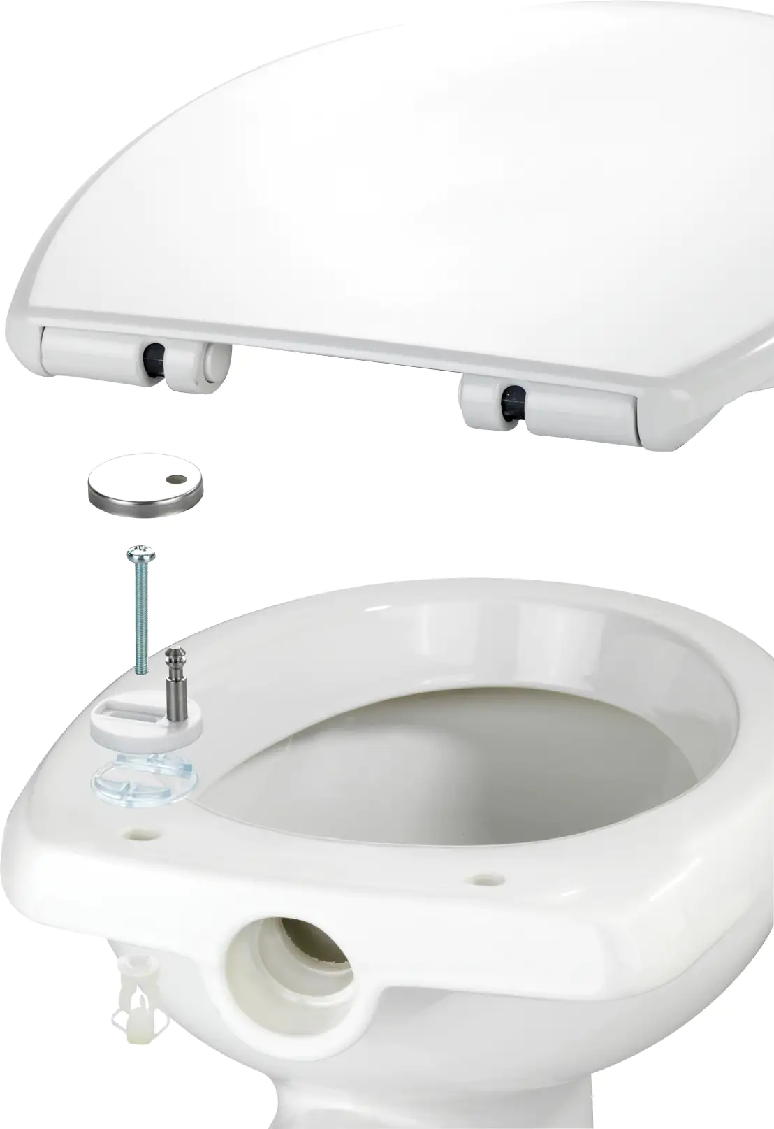 Wenko WC-Sitz Tallone mit Absenkautomatik Duroplast, weiß Wenko WC-Sitz Tallone mit Absenkautomatik Duroplast, weiß