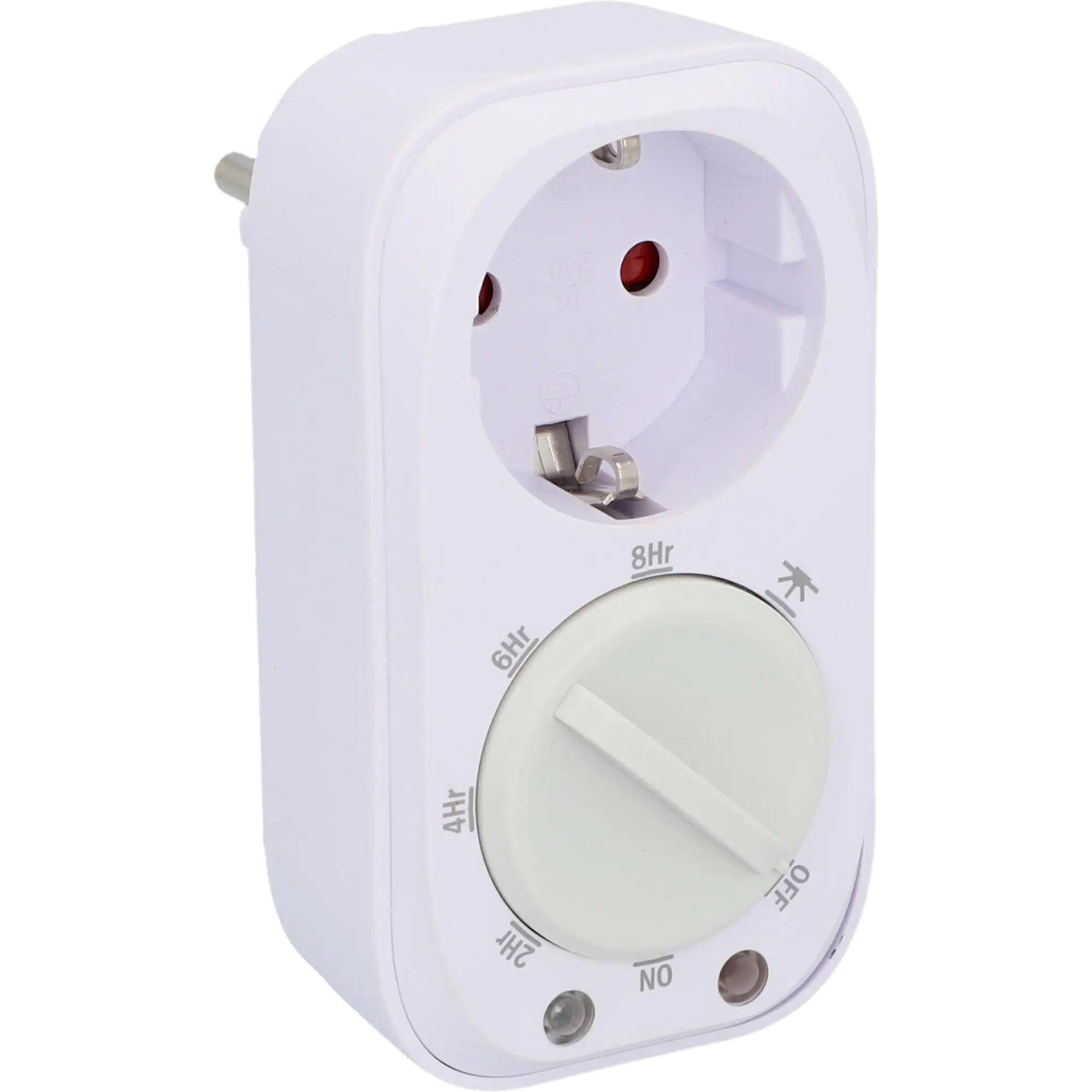 Zeitschaltuhr Countdown- und Dämmerungsfunktion mechanisch, weiß, IP44 Zeitschaltuhr Countdown- und Dämmerungsfunktion mechanisch, weiß, IP44