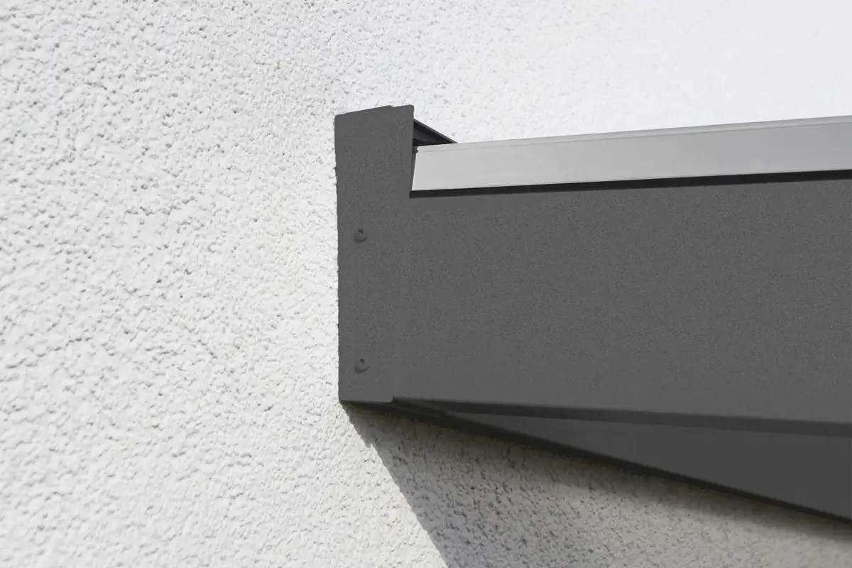 SKAN HOLZ Terrassenüberdachung Modena 434 x 257 cm, Aluminium Anthrazit