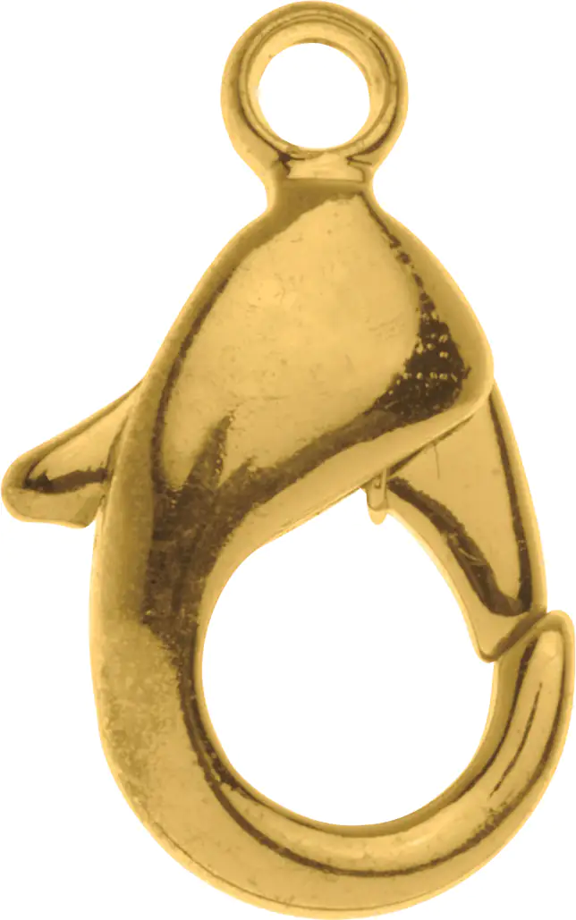 Glorex Karabiner 19 mm 1 Stück, goldfarben