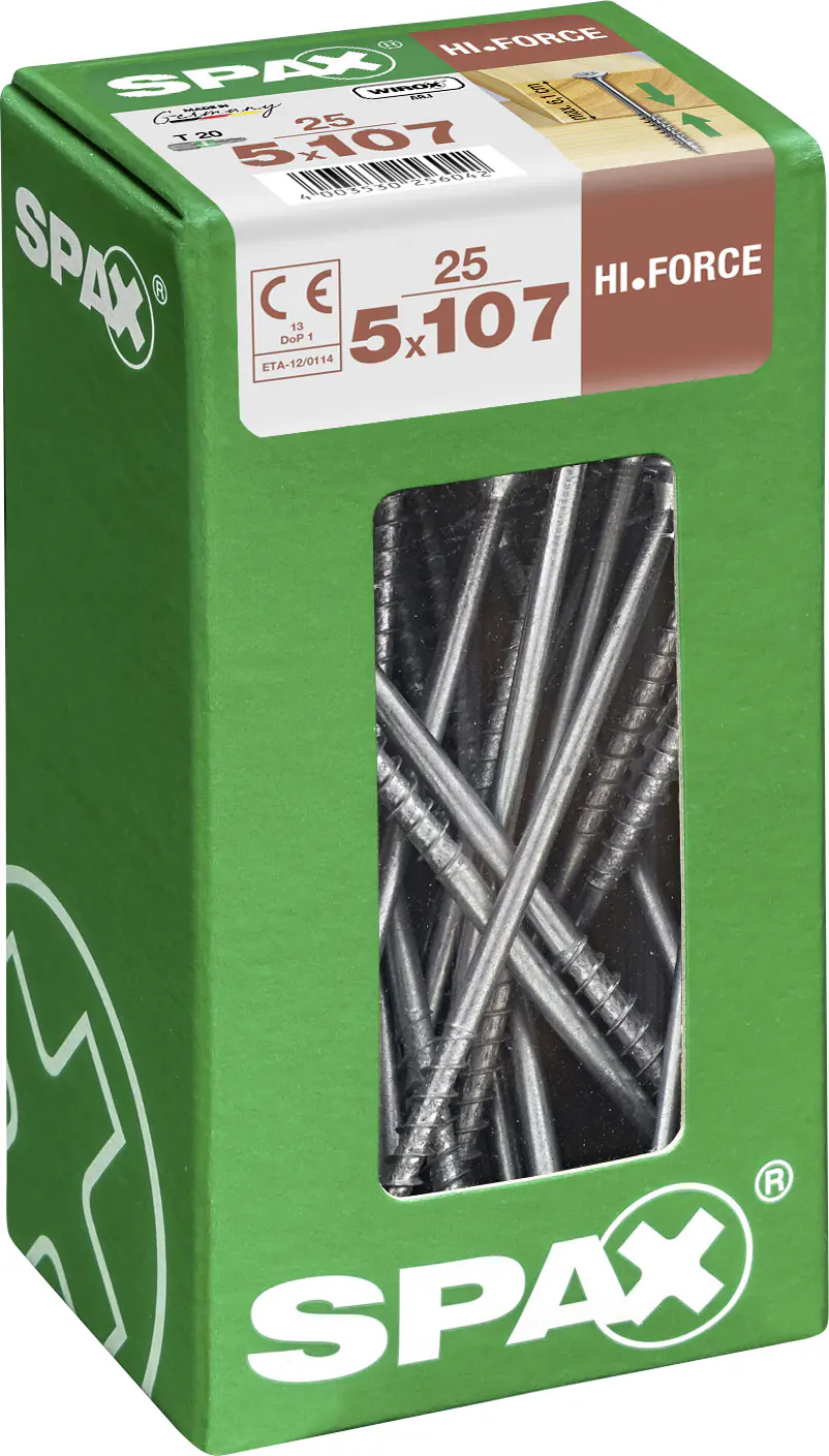 Spax Universalschrauben 5.0 x 107 mm TX 20 - 25 Stk.