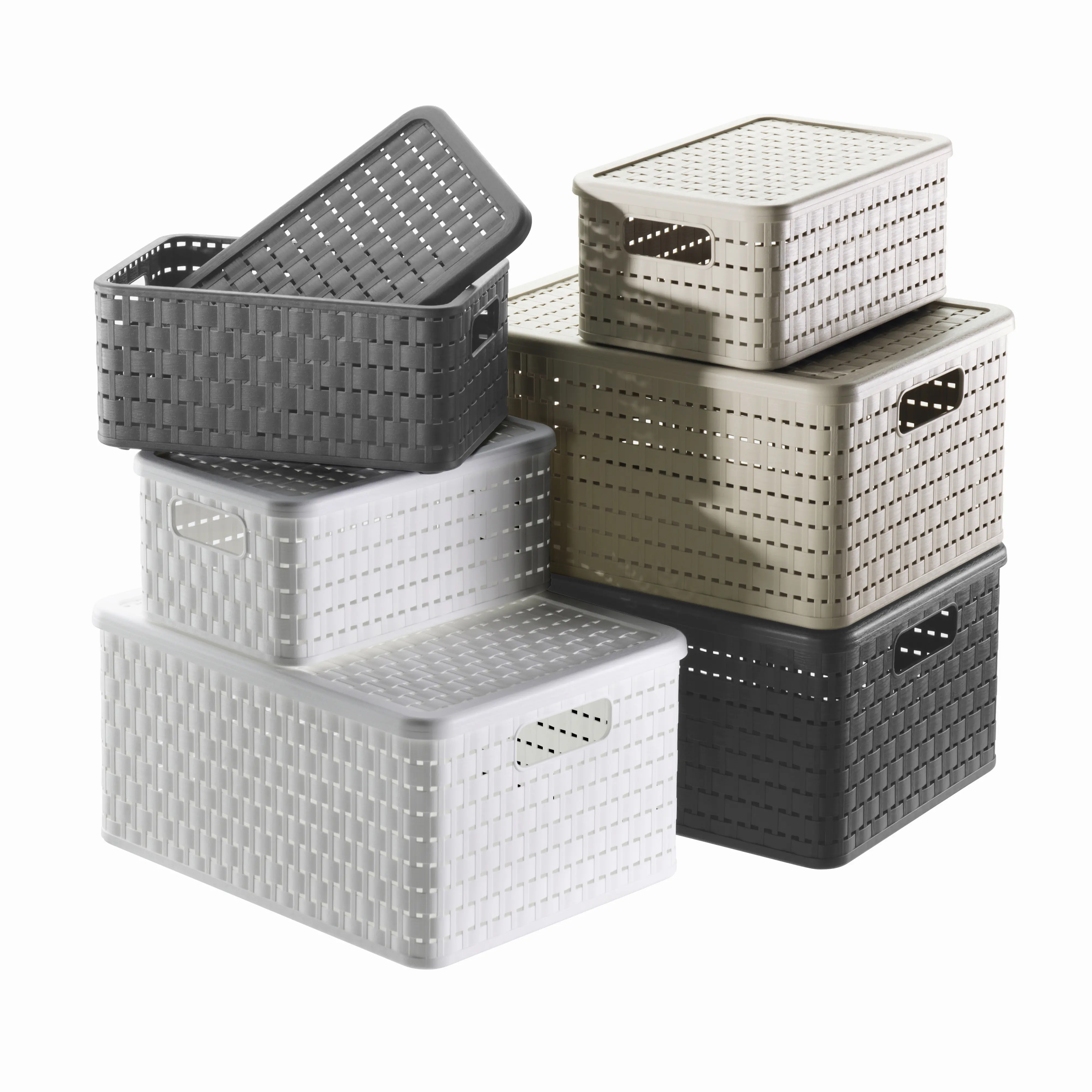 Rotho Korb Country A5, 6 L anthrazit