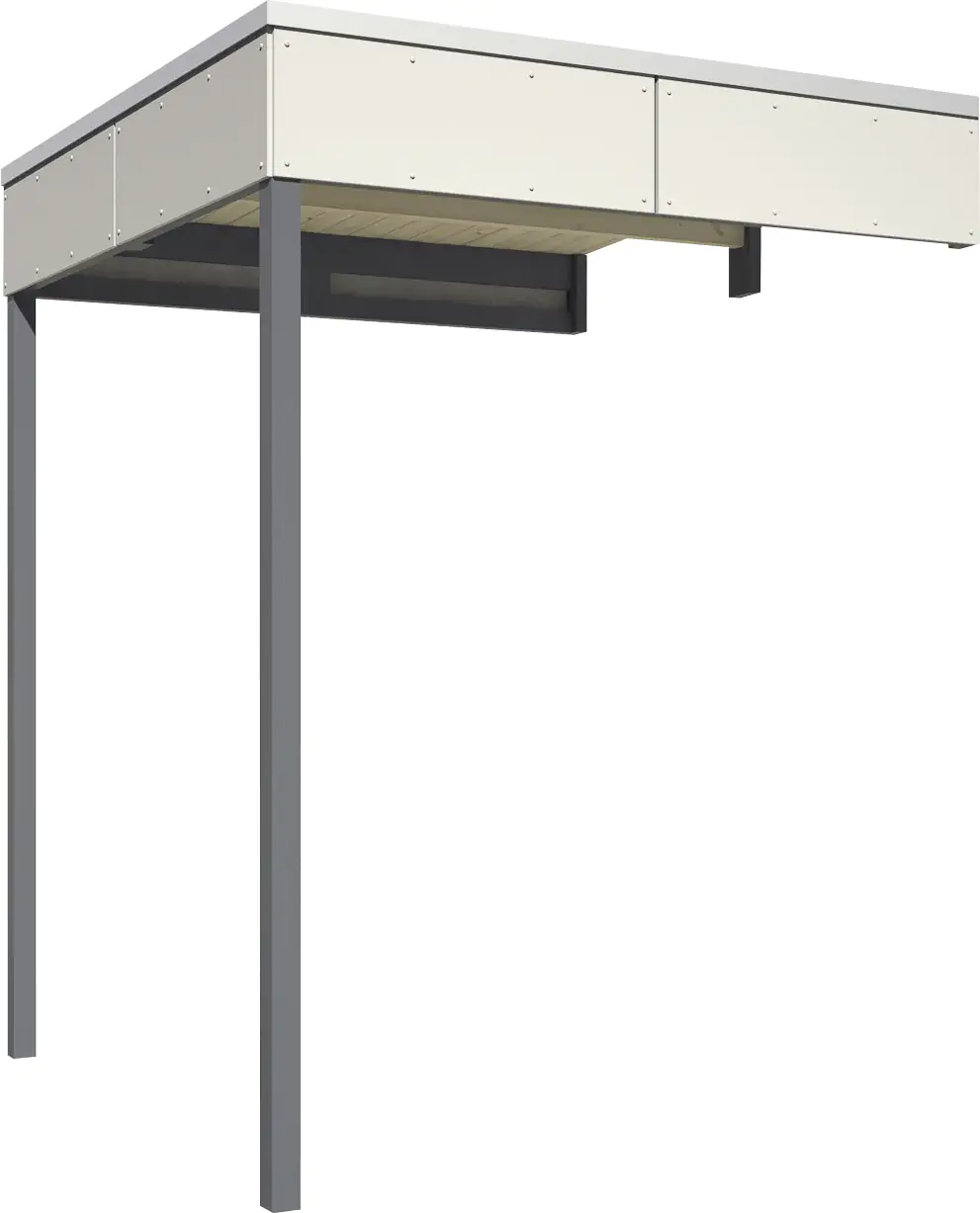 SKAN HOLZ Seitliche Überdachung für CrossCube 168 x 169 cm Gr. 2 Telegrau SKAN HOLZ Seitliche Überdachung für CrossCube 168 x 169 cm Gr. 2 Telegrau