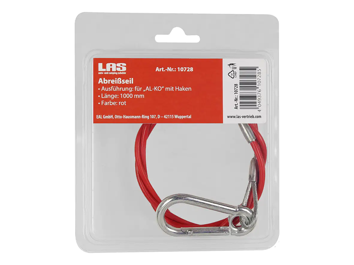 LAS Abreißseil mit Haken für AL-KO 1m